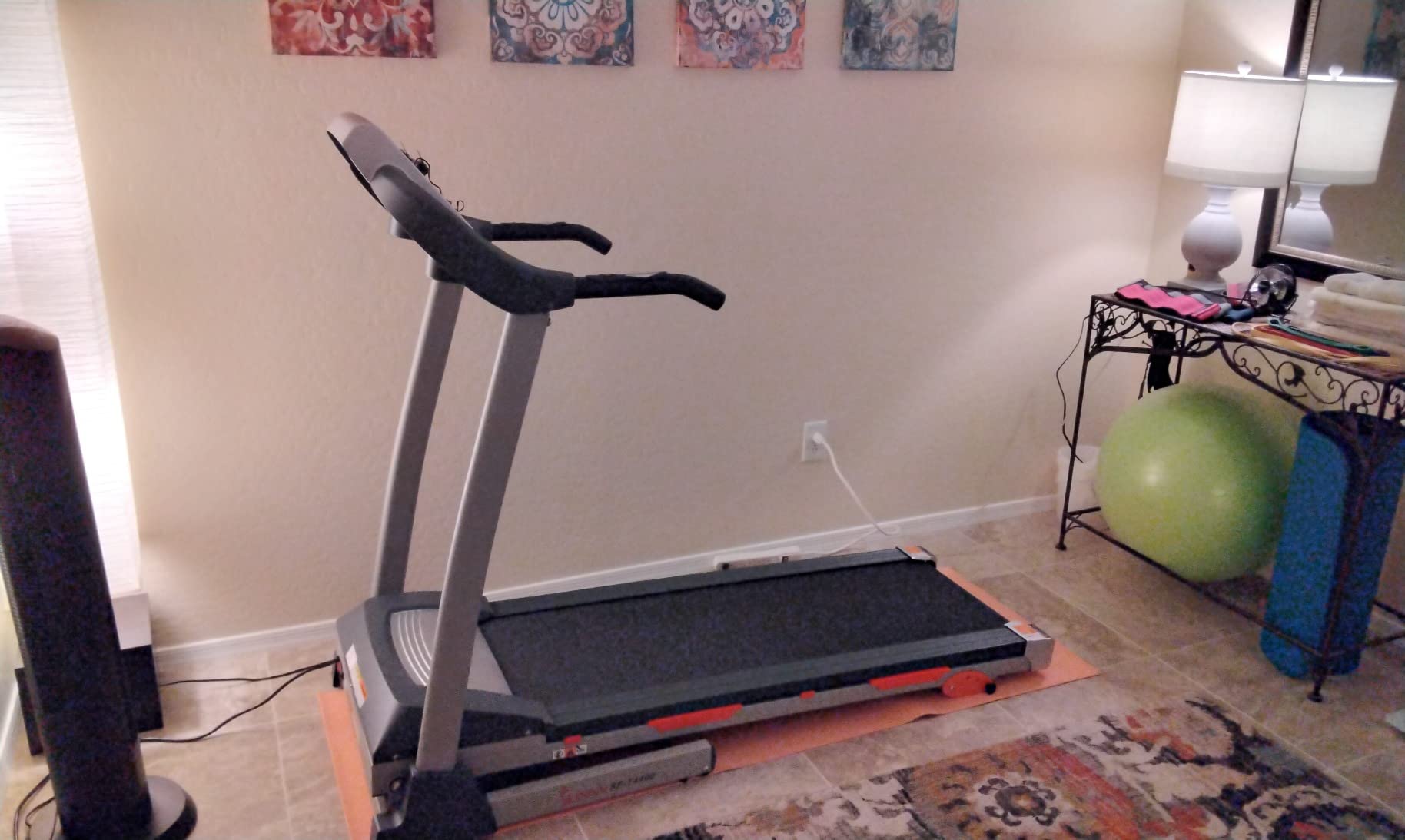Sunny Health & Fitness Smart Wi-Fi Treadmill w/Shock Absorption customer photo 1