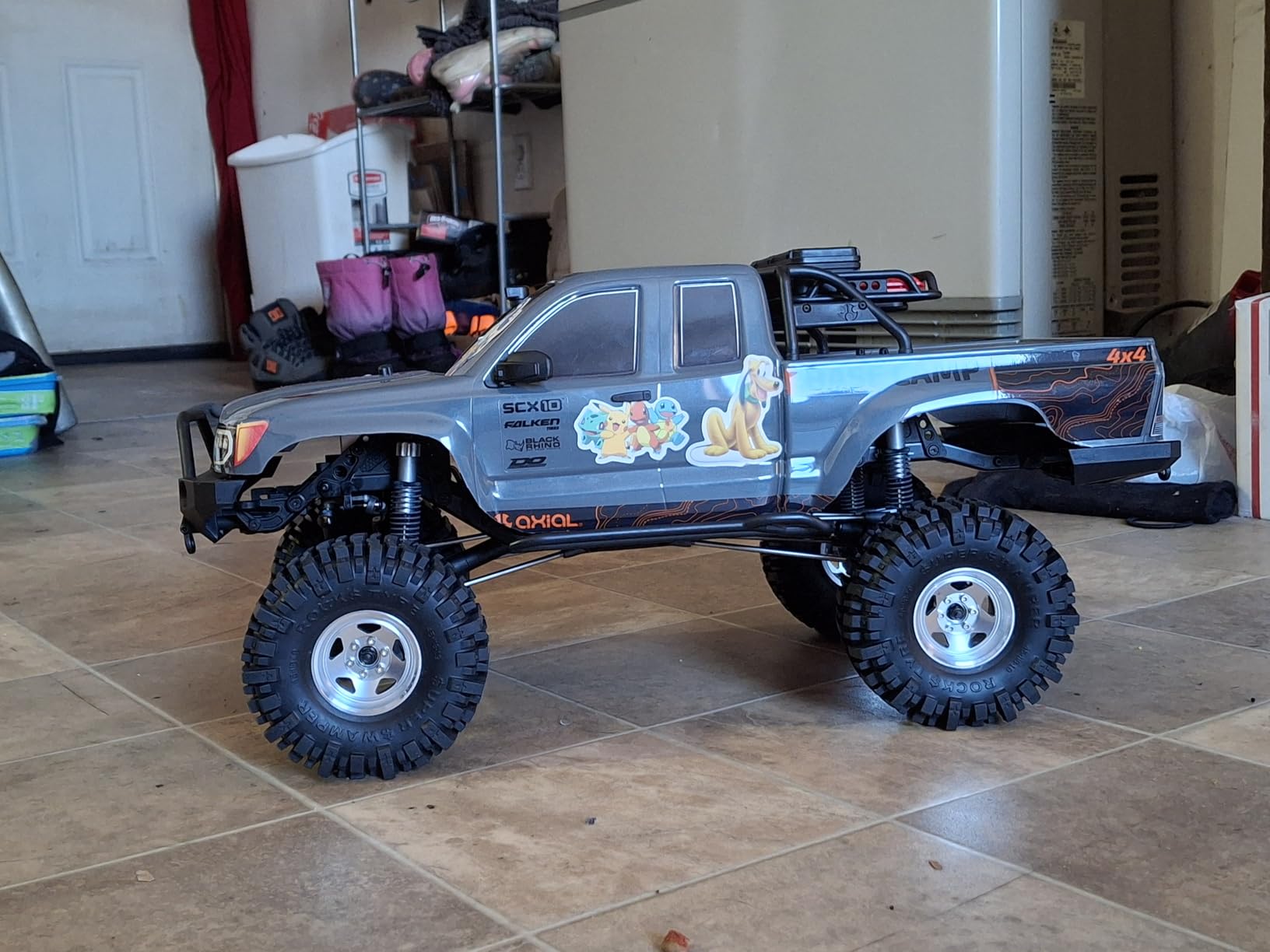 Axial RC Truck 1/10 SCX10 III Base Camp 4X4 Rock Crawler Brushed RTR (Battery and Charger Not Included), Gray, AXI-1375T2 customer photo 1