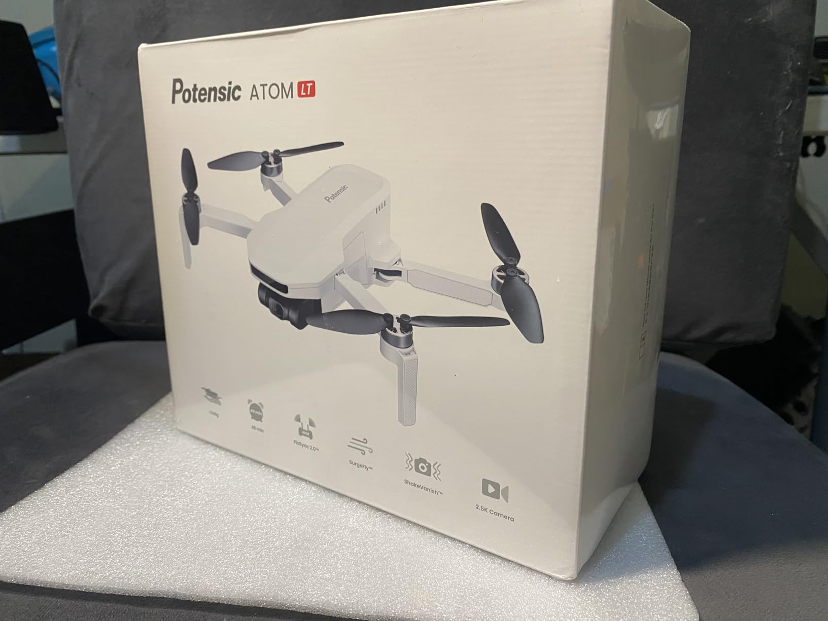 Potensic ATOM LT GPS Drone Under 249g, 2 Batteries 80 Mins, EIS 2.5K Camera, 4KM FPV Transmission, Brushless Motor, Auto Return, SurgeFly, Entry Level Foldable Drone for Adults Beginner, Expansion Kit customer photo 1