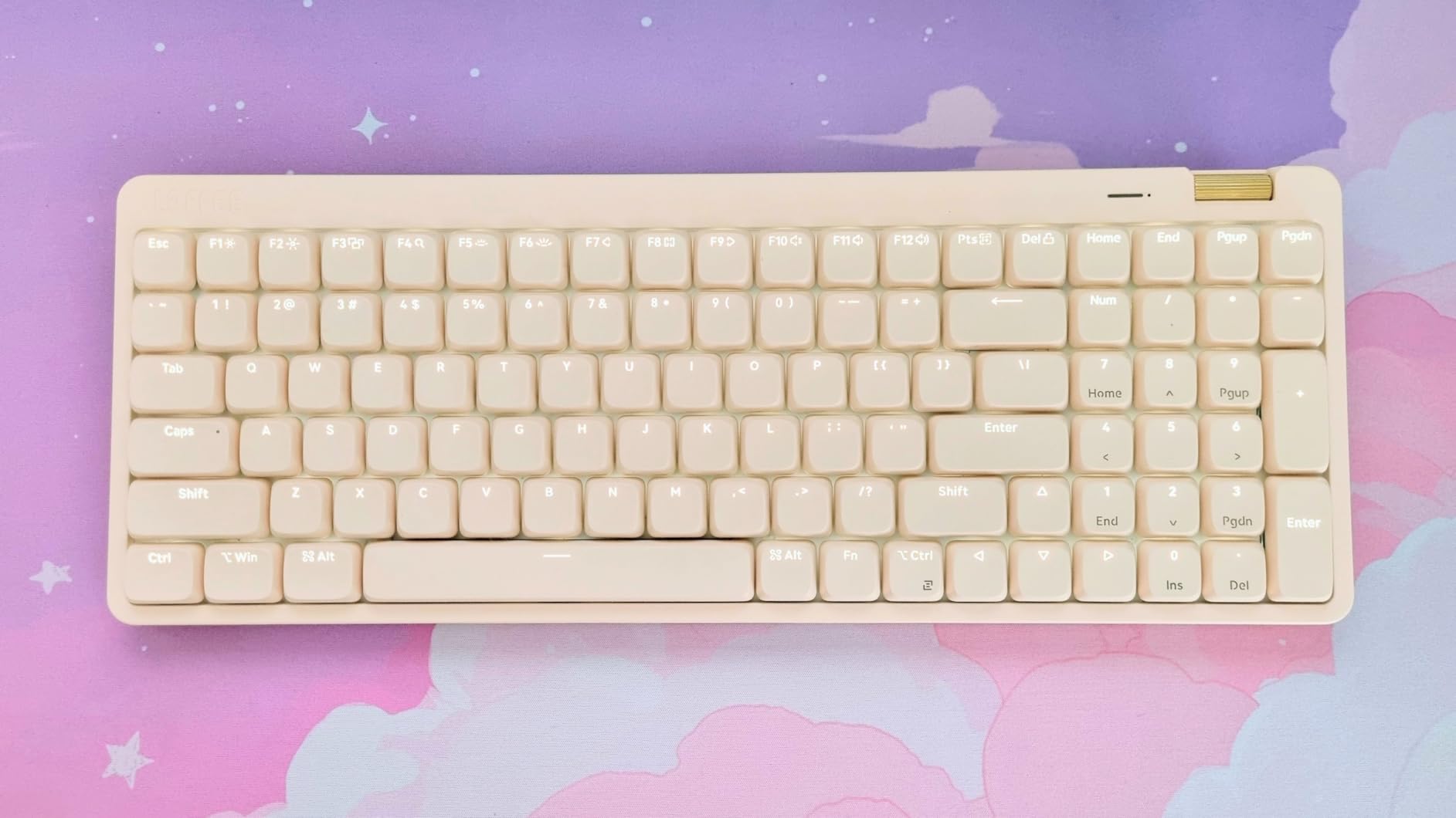 Flow Lite 100 Keys Low Profile Mechanical Keyboard, Swappable Rechargeable Wireless Keyboard with 2.4G Receiver, Bluetooth and Wired Connection for Windows, Mac/ Specter Linear Switches (Marble) customer photo 1