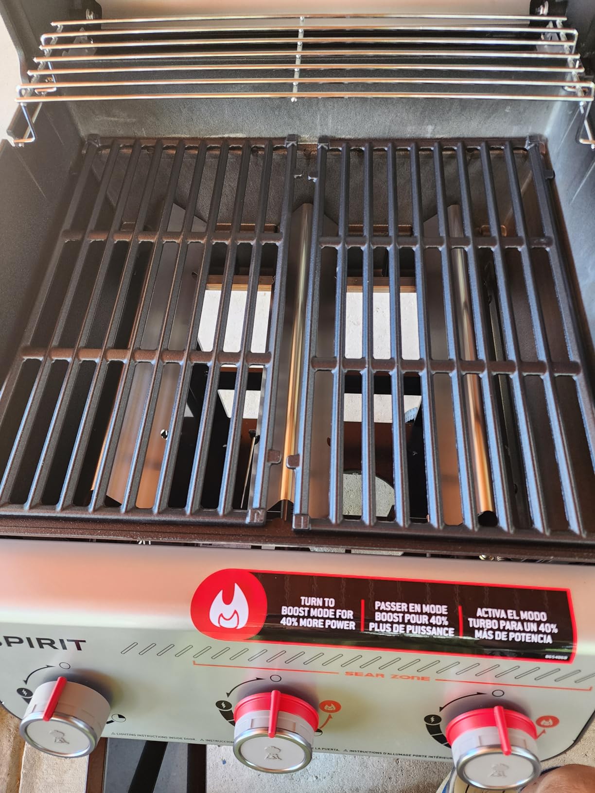 Weber Spirit E-325 Gas Grill, Outdoor Cooking, Small Propane Grill, Black | 3 Burners, Sear Zone w/Boost Burners customer photo 2