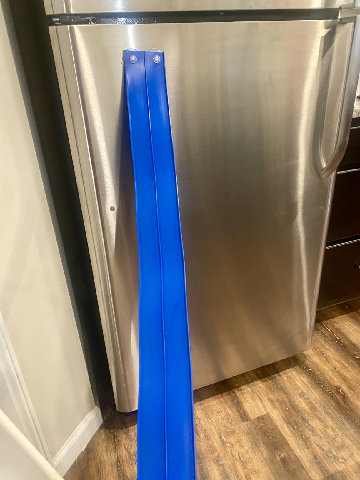 FlexTrack 5000 Flexible Race Car Track for Kids - 15 Feet Long Rolls Up Portable Racetrack Compatible with Hot Wheels and Diecast 1/64th Cars (Daytona Blue) customer photo 2