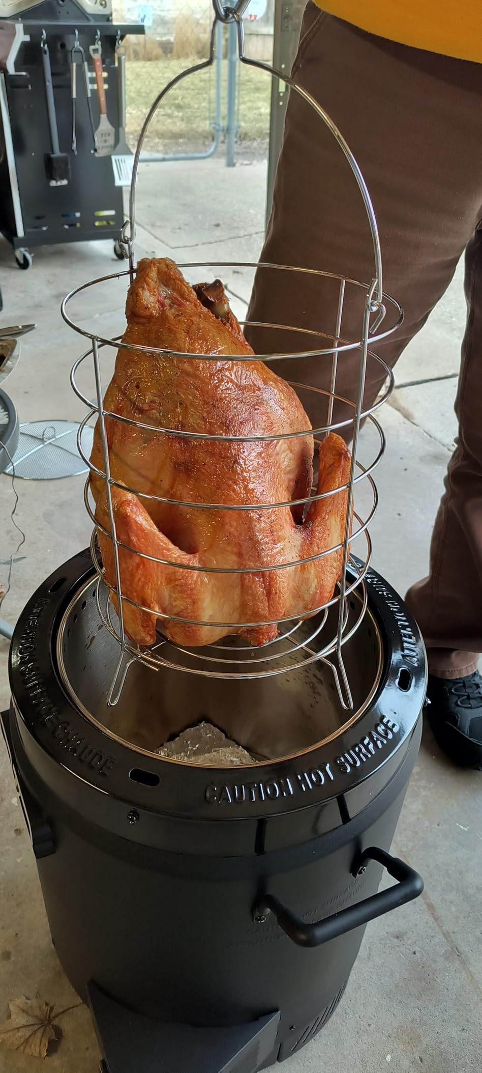 Charbroil The Big Easy Oil-Less Turkey Fryer | Outdoor Air Fryer | Propane Cooker, Black - 24102165 customer photo 1