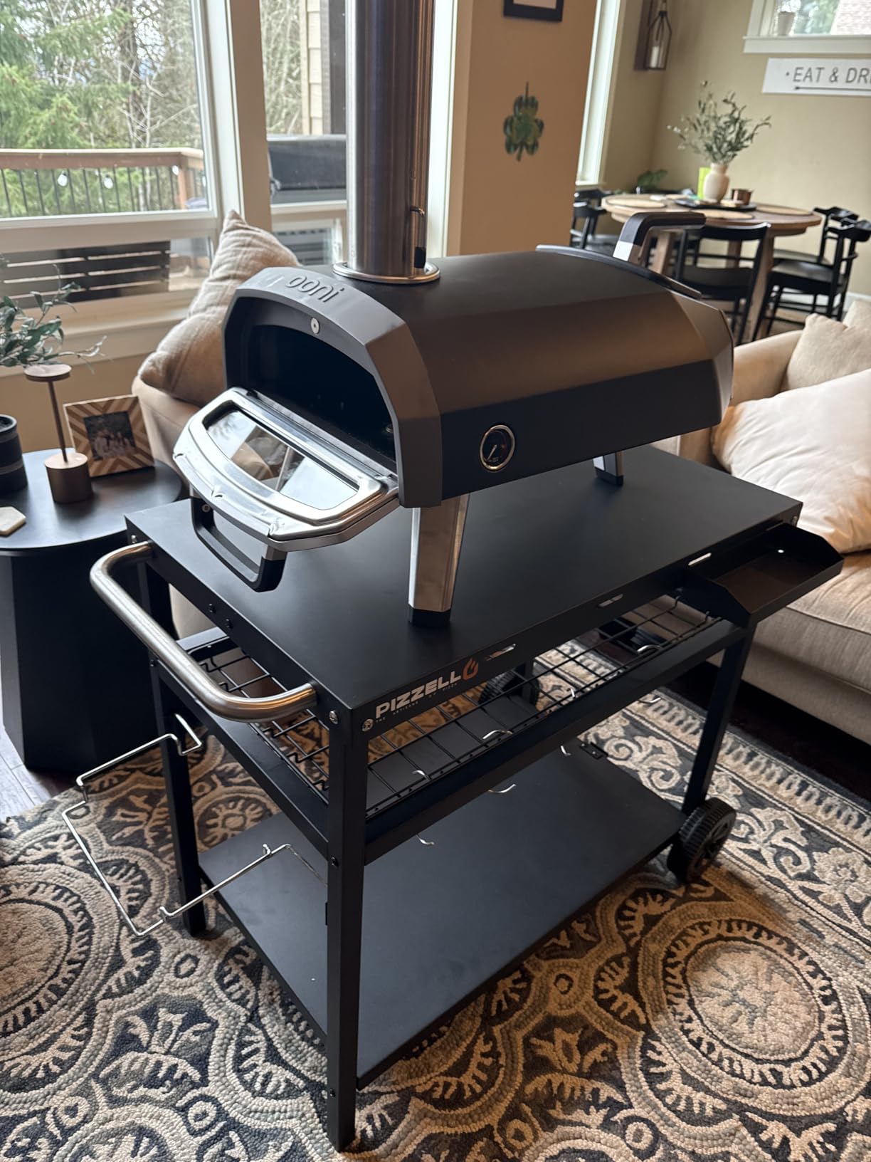 Ooni Karu 2 Multi-Fuel Outdoor Pizza Oven - Wood and Gas Outdoor Pizza Oven with Pizza Stone and Integrated Thermometer, Pizza Oven Outdoor, Dual Fuel 12 Inch Pizza Maker, Outdoor Cooking Grill customer photo 2