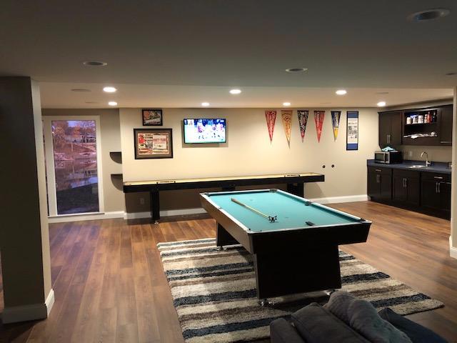Playcraft Woodbridge Shuffleboard Table with Storage Cabinet - Shuffle Board Game Table Set with Matching Abacus, 8 Pucks, Brush & *Wax (*Made in USA) - Pro Style Climate Adjusters customer photo 2