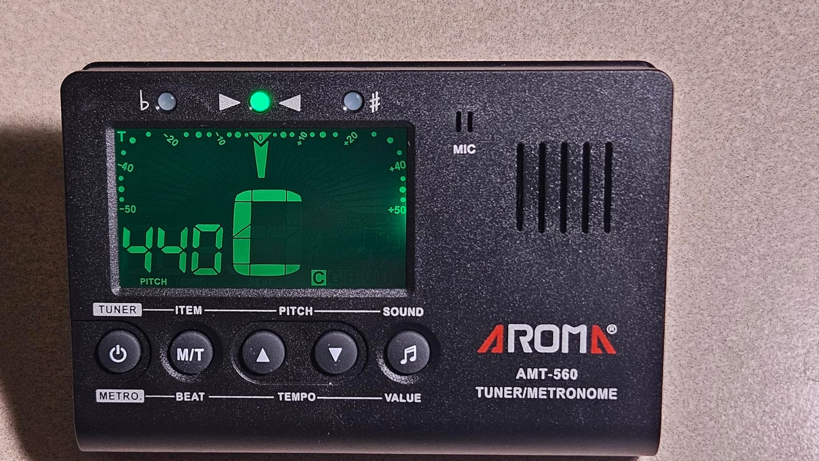 Ulumac Aroma 3-in-1 Digital Metronome Tuner for Guitar, Bass, Violin, Piano | For All Instruments - Ukulele, Trumpet, Flute, Clarinet - Accurate Chromatic Tuner, Tone Generator, Easy to Use, Pocket Size customer photo 1