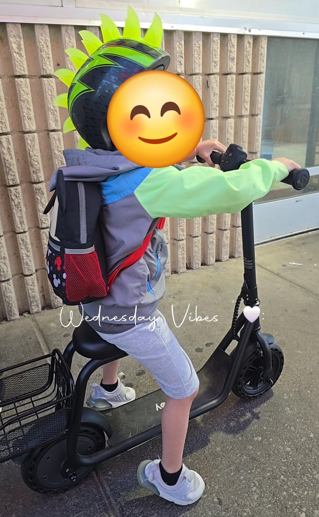 Hiboy Q2 Lite Electric Scooter for Kids w/Seat, 3-Speed, Brake, Ages 4-10 | UL 2272 Certified, Powerful 100W Motor up to 9.3 MPH & 5-Mile Range, LCD Display, LED Neon & Brake Lights, Ideal Kids Gift customer photo 2