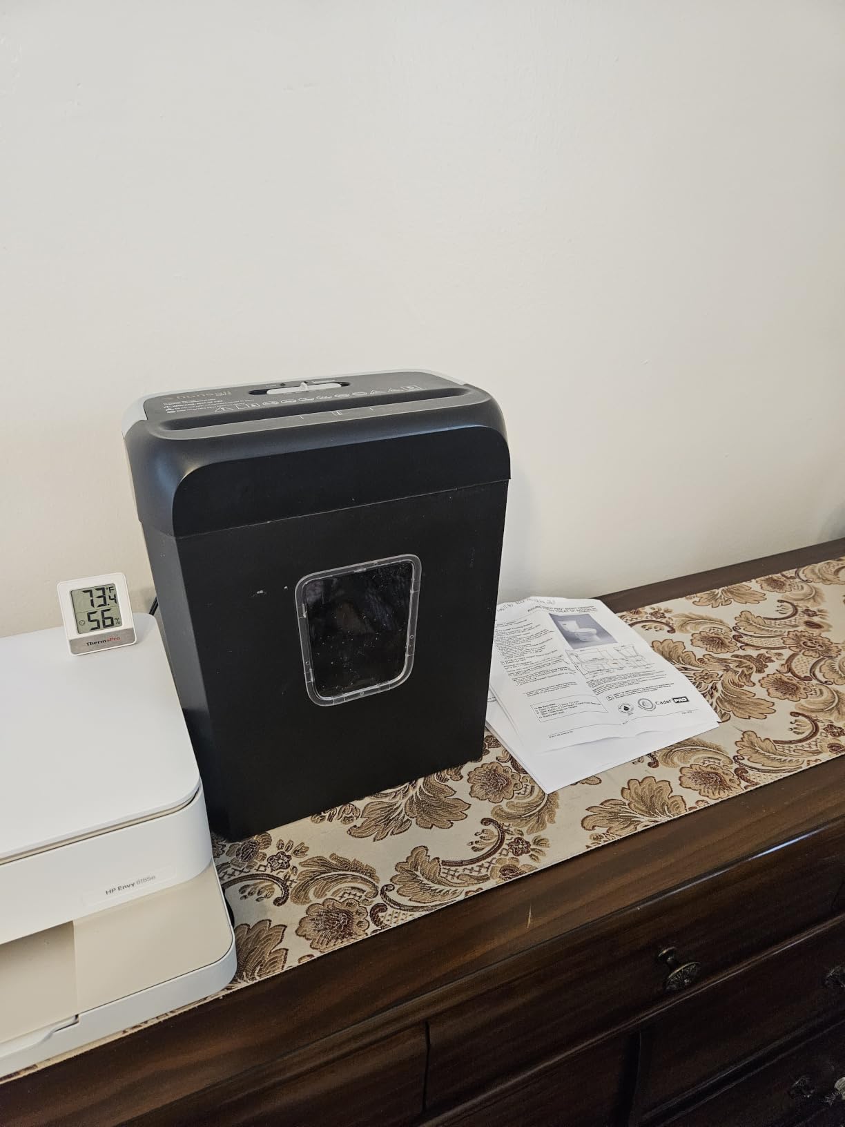 Bonsaii 6-Sheet Cross Cut Paper Shredder for Home, 3.4 Gal Bin | P-4 Security Level, Shreds Credit Cards, Staples & Paper Clips, with Portable Handle, Small Shredder for Home Office, C237-B customer photo 2