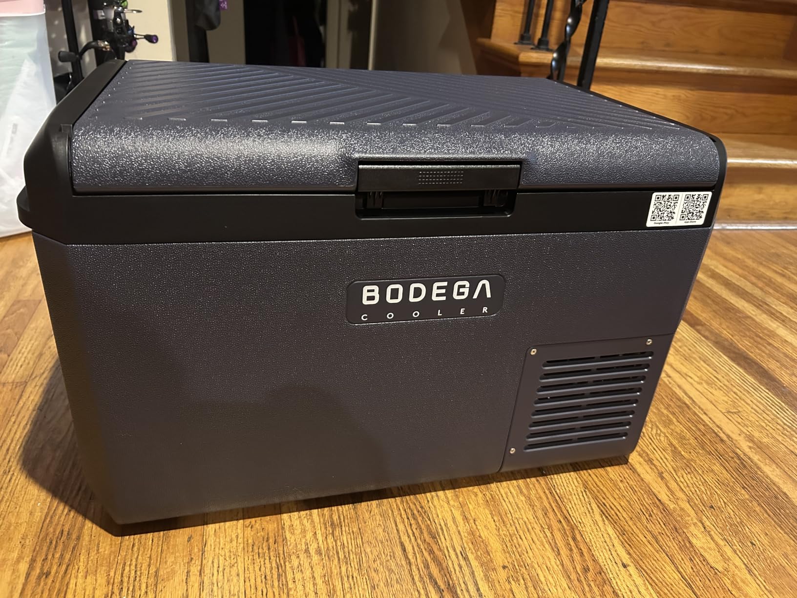 BODEGACOOLER 12 Volt Refrigerator, 100QT(95L) IPX4 Waterproof Electric Cooler, Car Fridge Dual Zone APP Control with 12/24V DC 110-240V AC, -4℃~68℃, Portable Freezer for Camping,Travel,RV,Road Trips customer photo 2