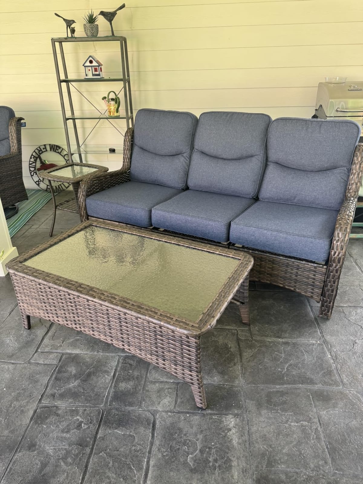 HILLGA 7-Piece Luxury Patio Furniture Set with 6