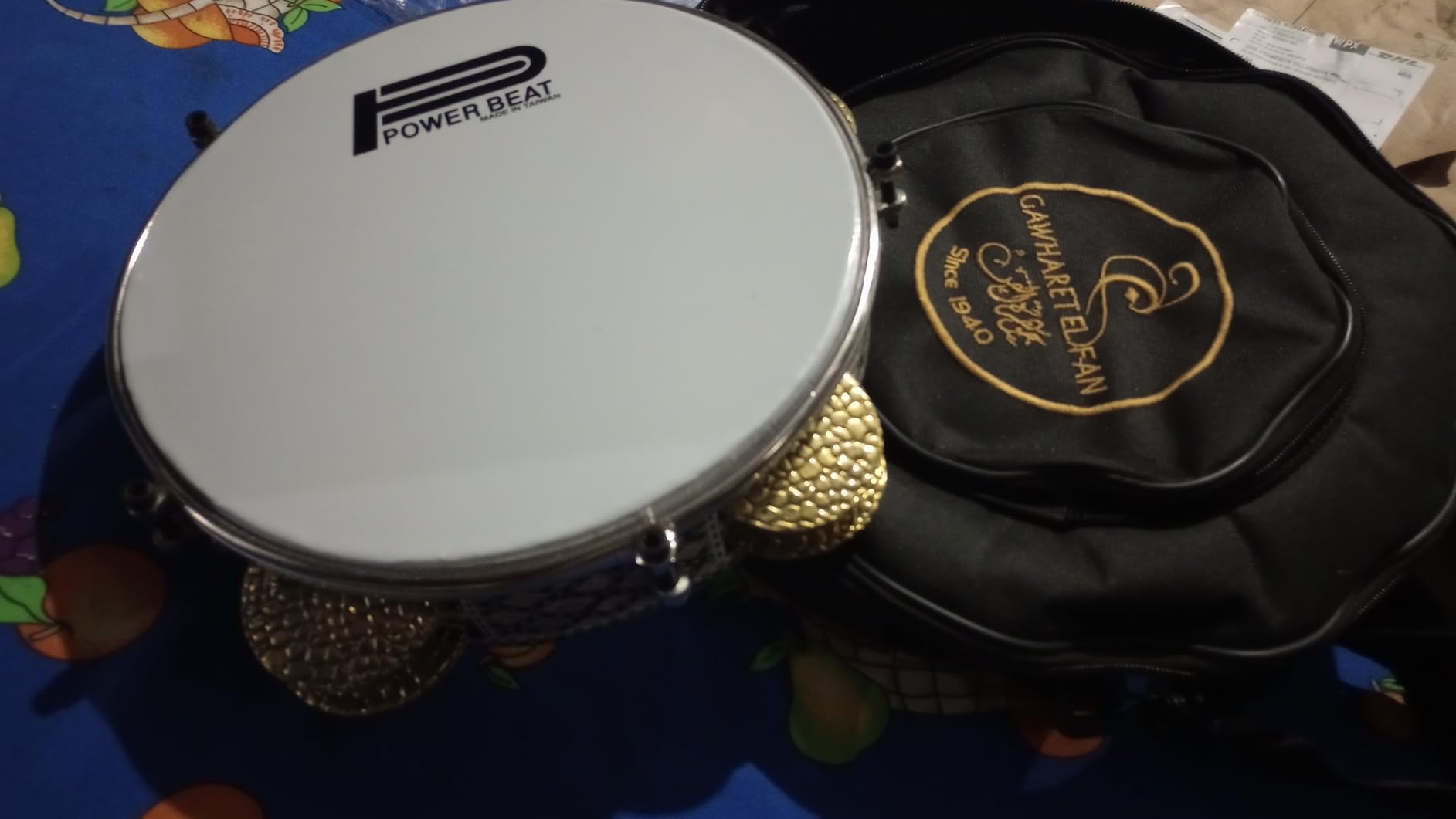Pro Riq, Tambourine Mosaic Drum darbuka inlaid mother of pearl By FAMA customer photo 1