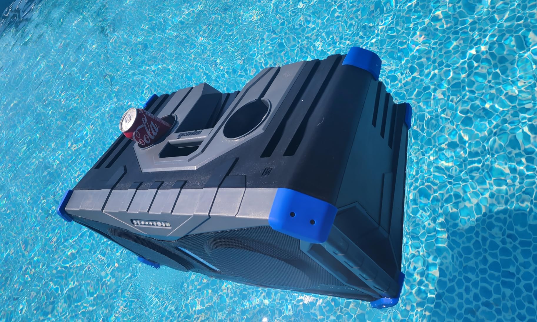 Gemini Sound SoundSplash 400W Floating Waterproof Wireless Bluetooth Speaker, LED Light Show, Dual 8