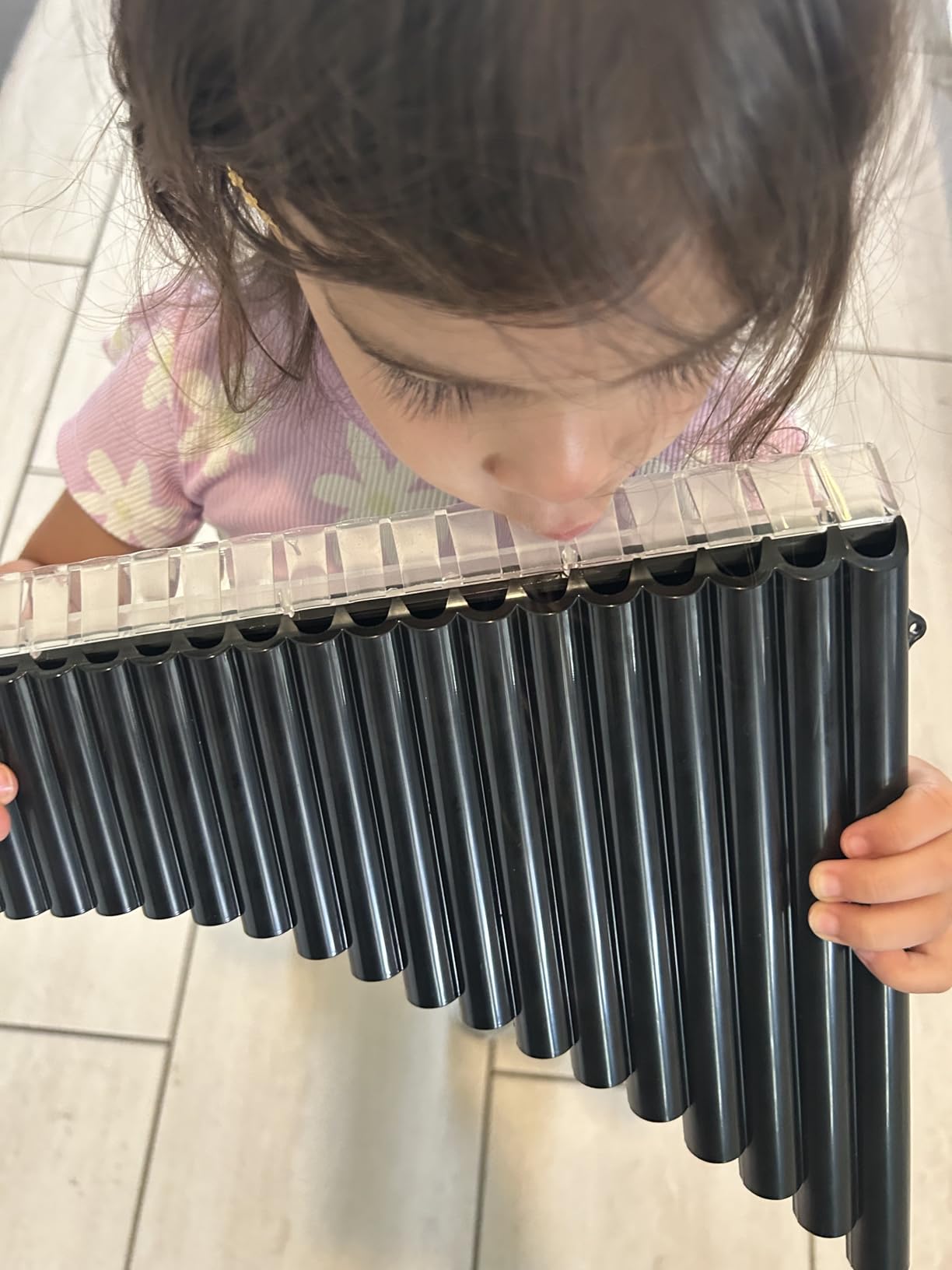 18 Pipes Pan Flute C Key - Instrument Design for Easy Play, Perfect for Students and Learning-Beginner-Friendly (Lvory) customer photo 1