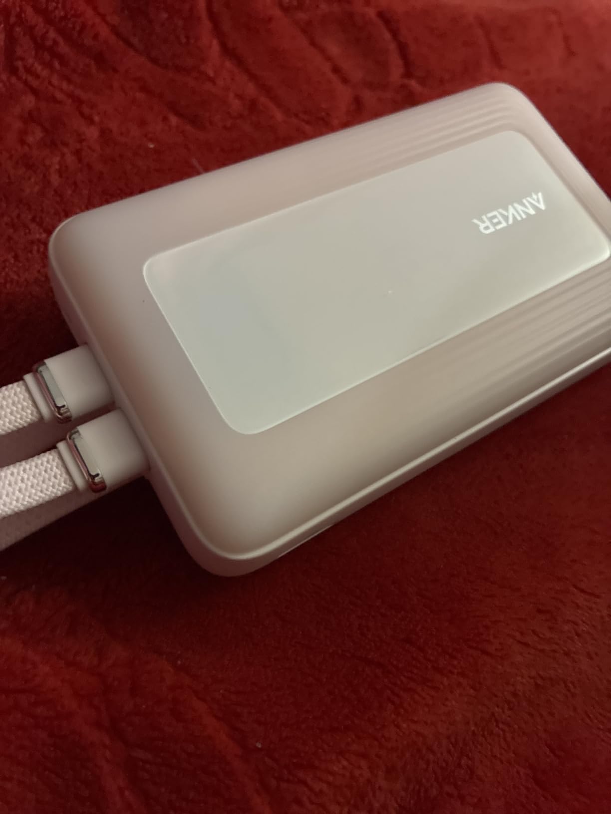Anker Power Bank, 20,000mAh 45W Portable Charger, Dual Built-in USB-C Cables | 20,000mAh Portable Charger with 45W Max Fast Charging, USB-C and USB-A Ports for iPhone 17 Series, Galaxy, MacBook, and More customer photo 1