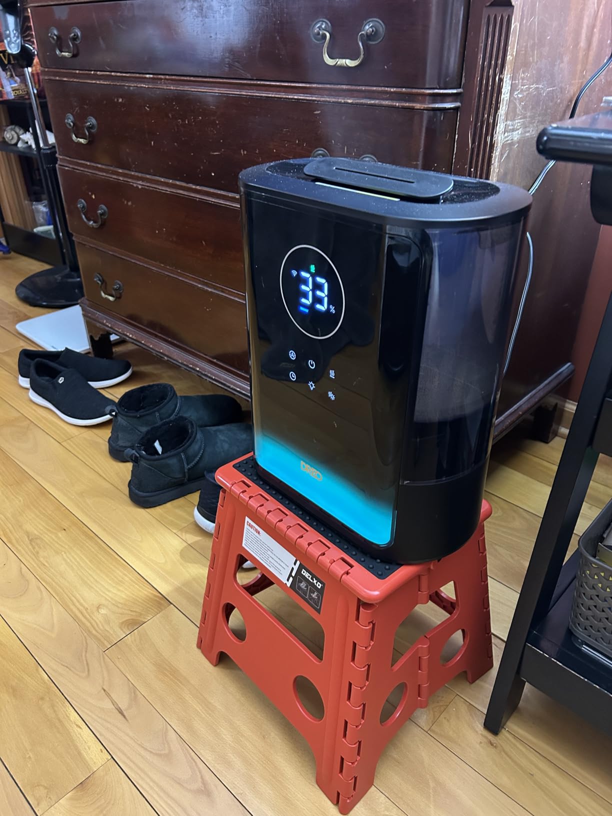 DREO 8L Smart Humidifier Large Room 600ft², HM717S, 80H Runtime Supersized Warm and Cool Mist customer photo 1