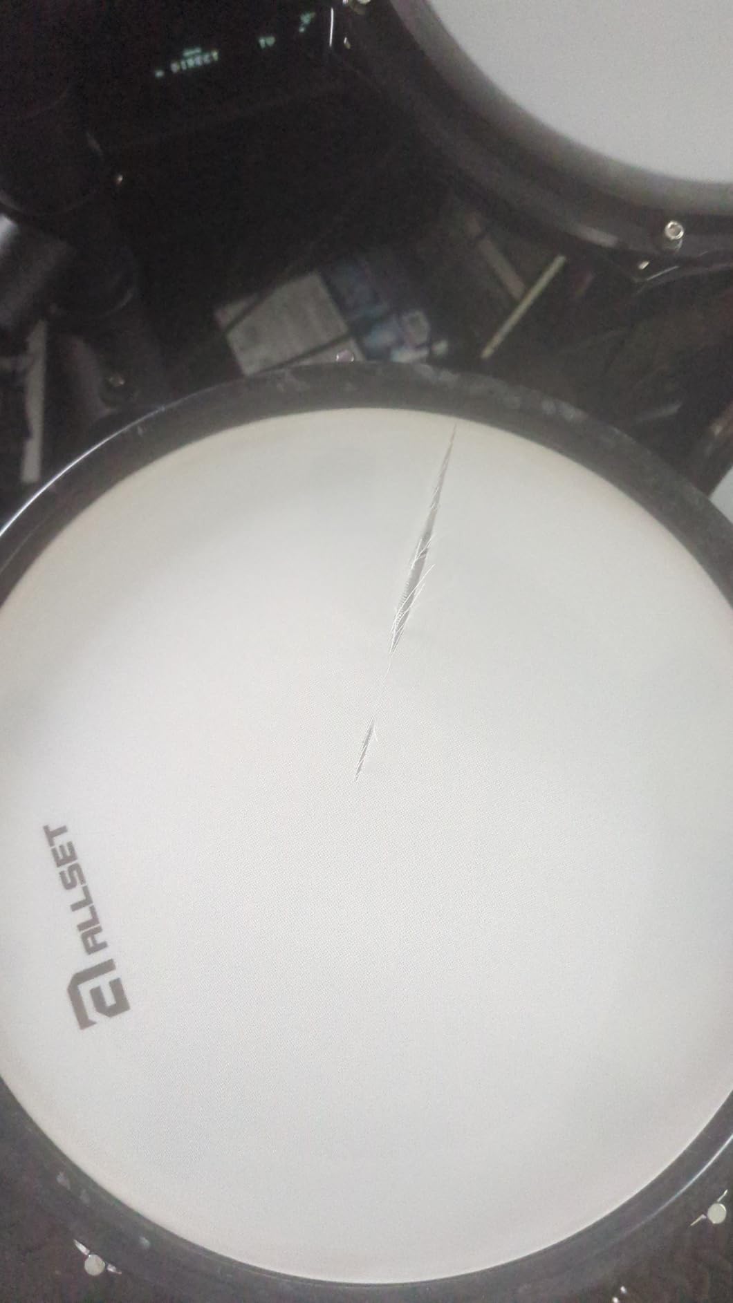 ALLSET 700 Professional Electric Drum Sets with Mude Mesh Drum Pads, 10