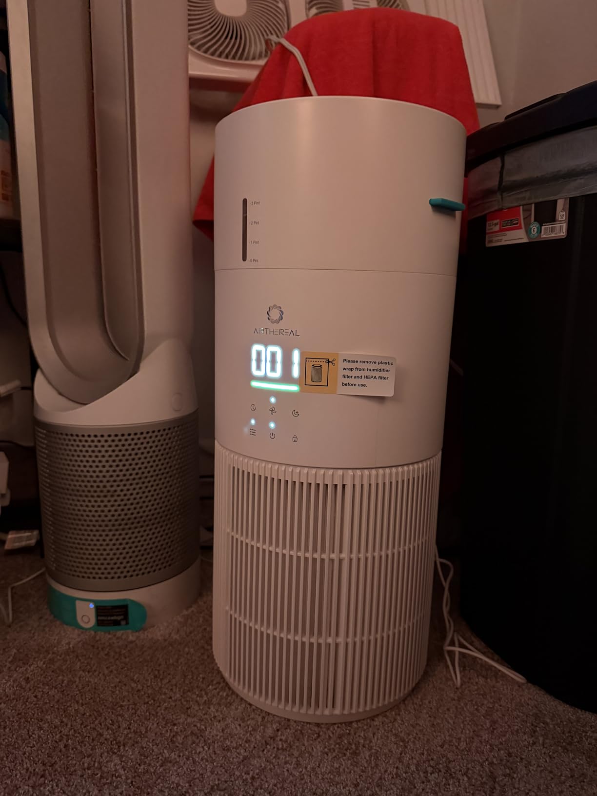 AIRTHEREAL 2-in-1 Air Purifier & Humidifier for Large Room Up to 1200 ft² | iF Design Award 2026 customer photo 1