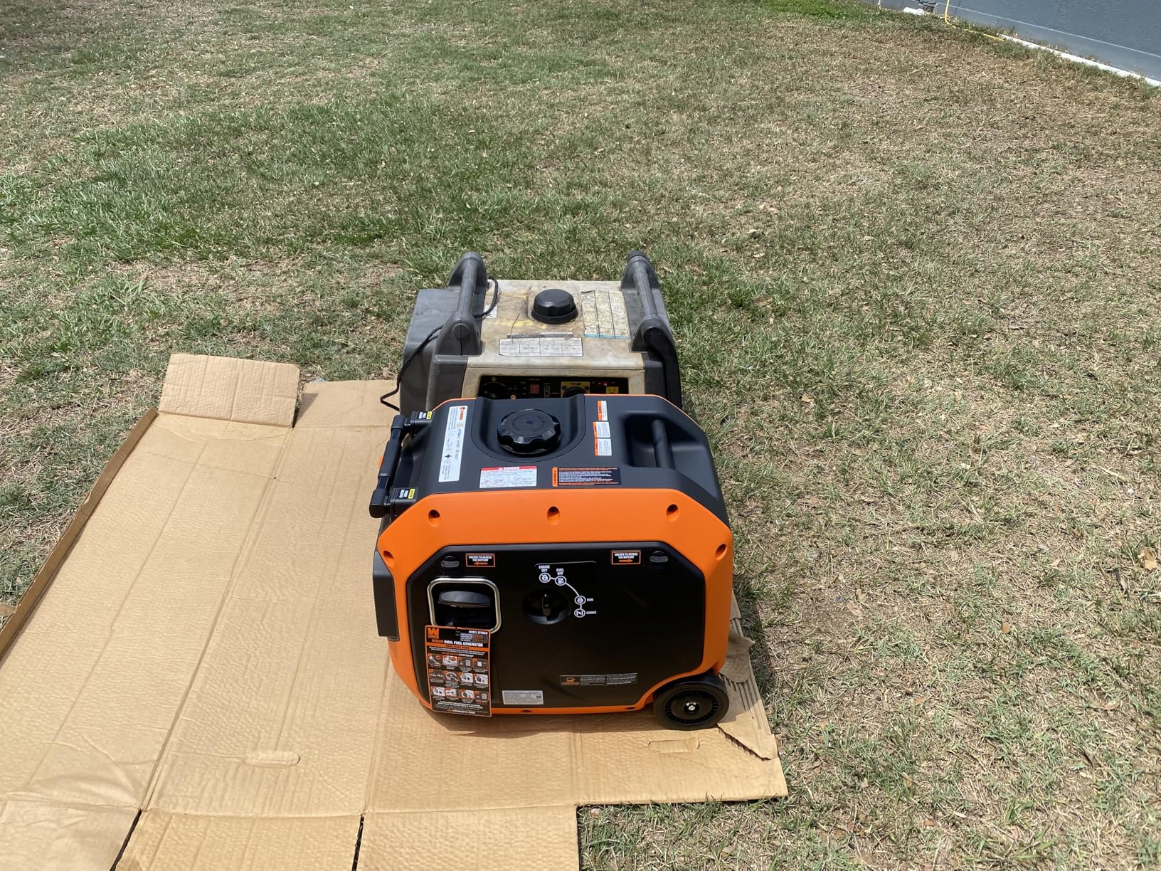 WEN 6800-Watt Dual Fuel RV-Ready Electric Start Portable Inverter Generator with Fuel Shut Off and CO Watchdog for Electric Vehicle Backup (DF680iX) customer photo 1