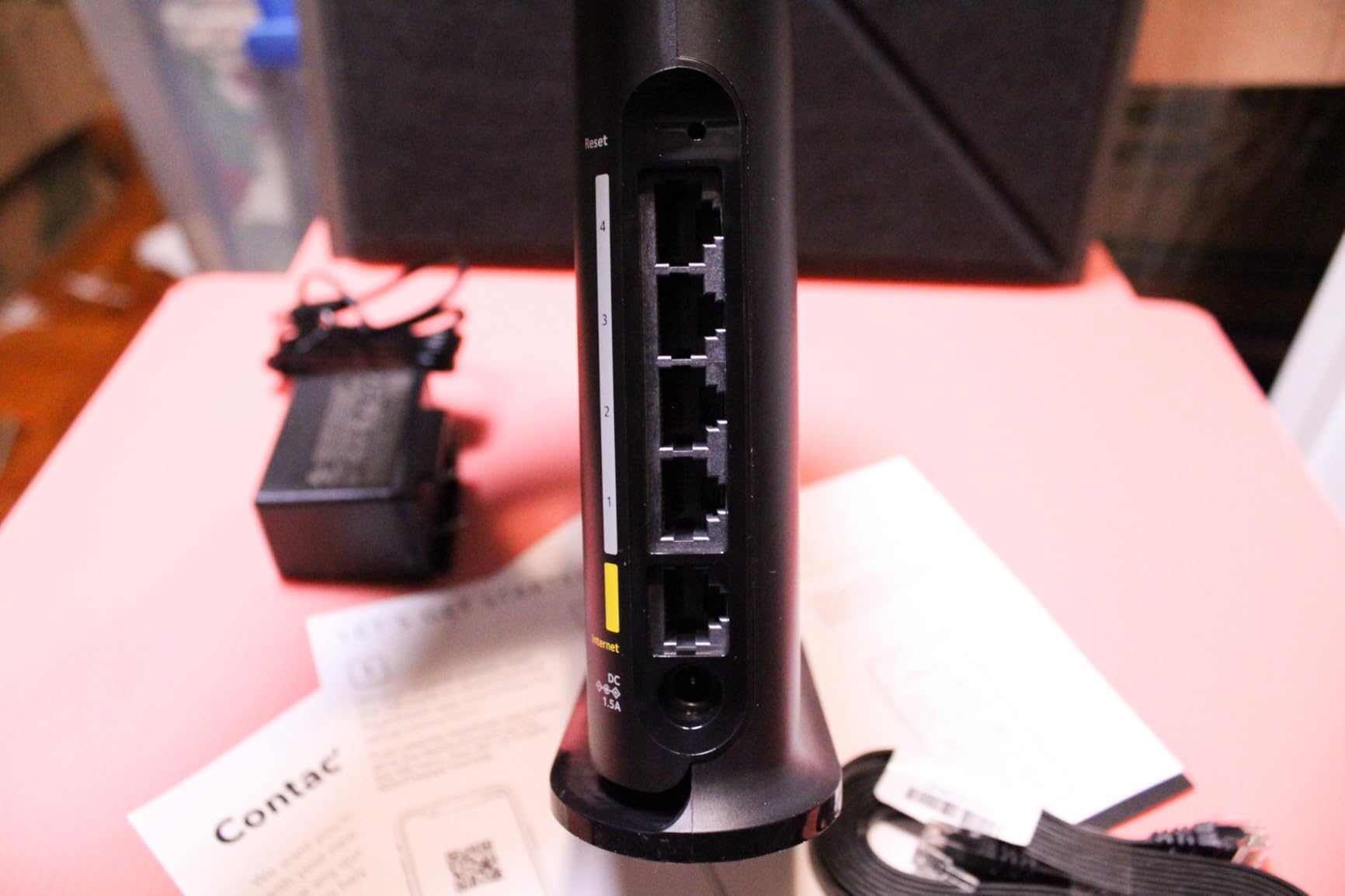 NETGEAR WiFi 6 Router 4-Stream (R6700AX) - Router Only, AX1800 Wireless Speed (Up to 1.8 Gbps), Covers up to 1,500 sq. ft., 20 Devices - Free Expert Help, Dual-Band customer photo 1