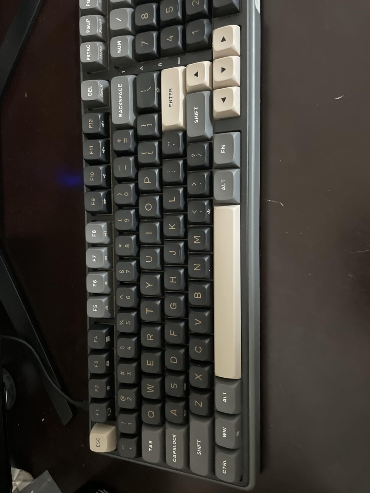 RK ROYAL KLUDGE R98 Pro Wired Mechanical Keyboard, 96% Creamy Gaming Keyboard RGB Backlit with Number Pad and Volume Knob, Gasket Mount, MDA Profile PBT Keycaps, Hot Swappable Pre-lubed Linear Switch customer photo 2