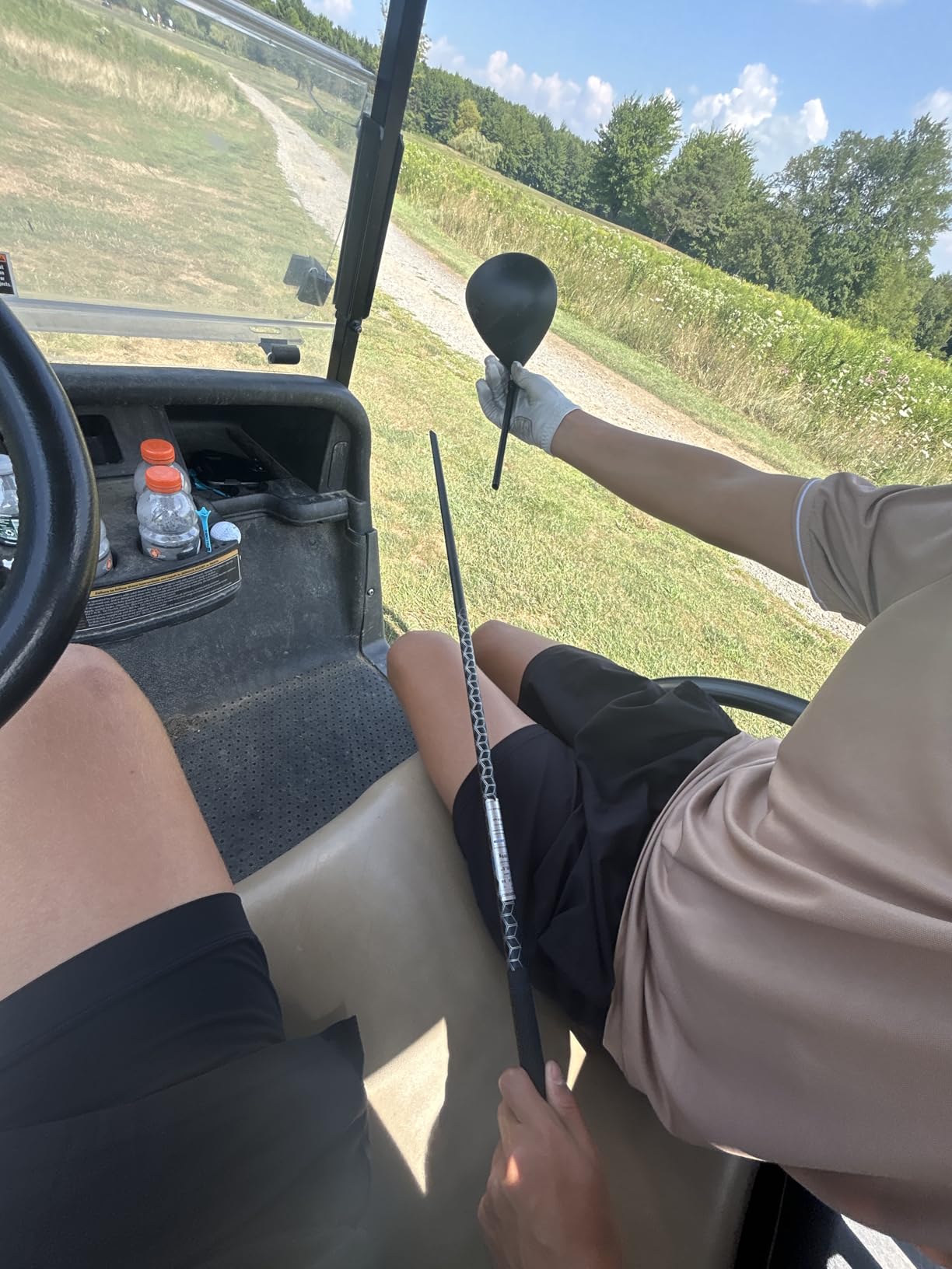 Speed System Golf Driver | Titanium Head, Oversized Sweet Spot, Lightweight Graphite Shaft, Aerodynamic, USGA Conforming, Headcover, 10-12.5° customer photo 2