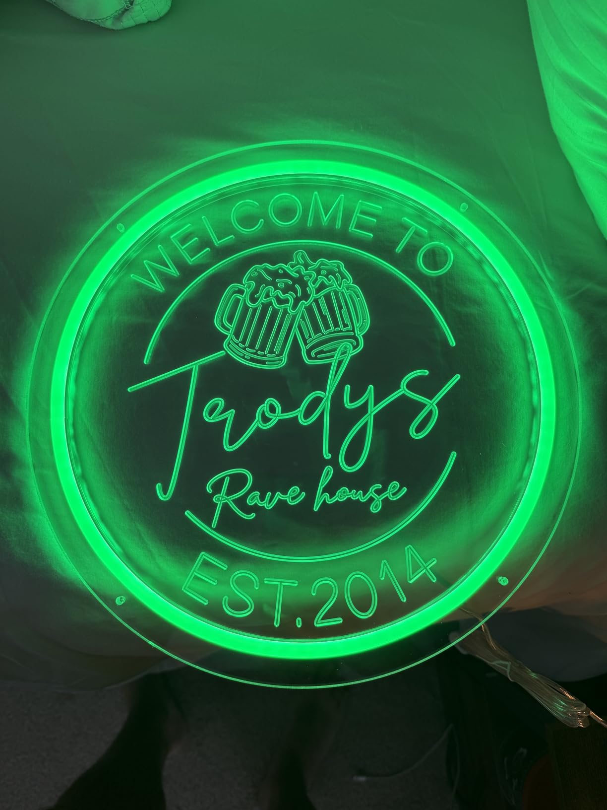 Custom Neon Bar Signs for Home Bar, Handmade Dimmable Personalized Bar Signs, Durable Neon Beer Signs for Man Cave customer photo 1
