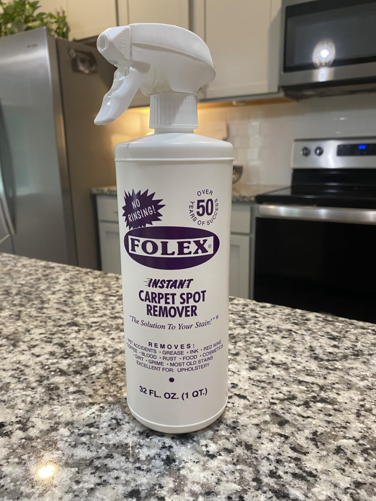 FOLEX Instant Carpet Spot Remover 32 oz - Powerful Stain Remover for Carpets, Upholstery & Rugs customer photo 1