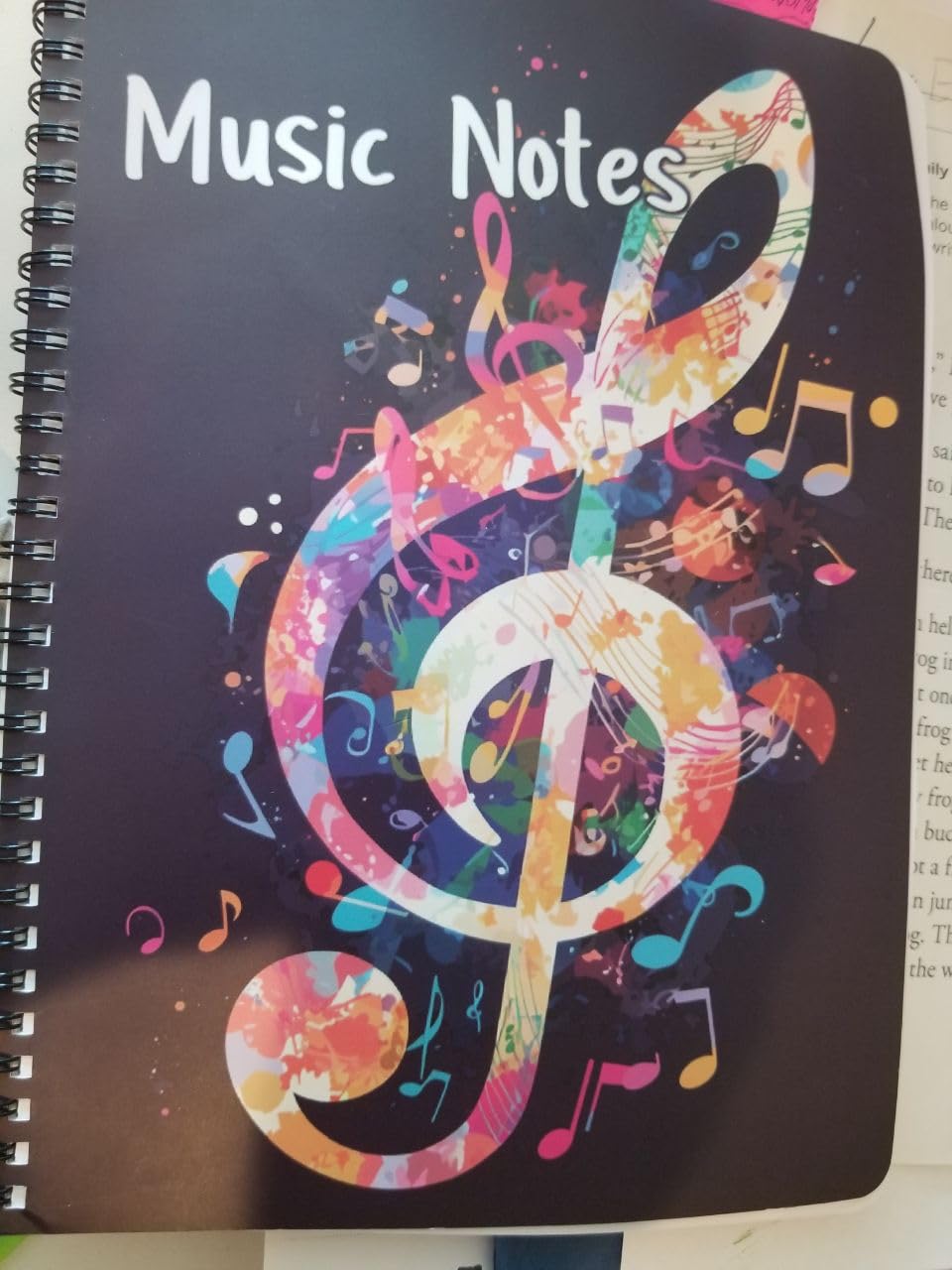 160 Pages Blank Music Notebook 10.2 X 7.5in Paperback 10 Staves | Music Manuscript Paper Notebook, for Songwriting & Recording of Your Song, Composition Notes customer photo 2
