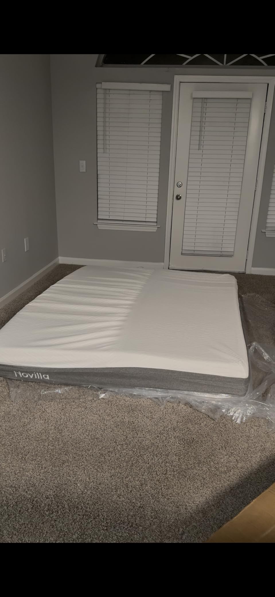 Novilla Bliss Mattress King Size, 14 Inch Gel King Memory Foam Mattress | Cooling Comfort & Pressure Relieving, Target Zoned Support for Back Pain Relief, CertiPUR US Certified Foams customer photo 1