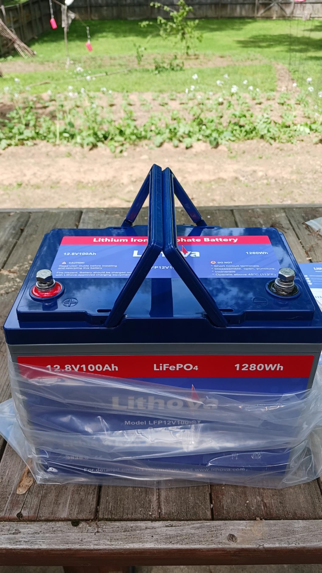 12V 100Ah Trolling Motor LiFePO4 Battery for RVs, Marine, Boat, Solar | Group 24, Grade A+ Cells, Max. 15K Cycles, Low-Temp Protection, IP65 Waterproof, 100A BMS, 1280Wh Energy for Camper, ESS customer photo 1