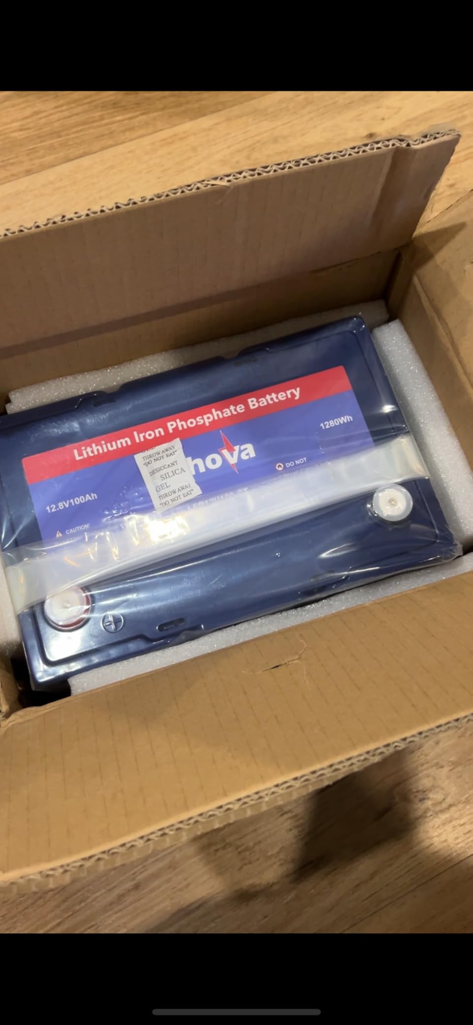12V 100Ah Trolling Motor LiFePO4 Battery for RVs, Marine, Boat, Solar | Group 24, Grade A+ Cells, Max. 15K Cycles, Low-Temp Protection, IP65 Waterproof, 100A BMS, 1280Wh Energy for Camper, ESS customer photo 2
