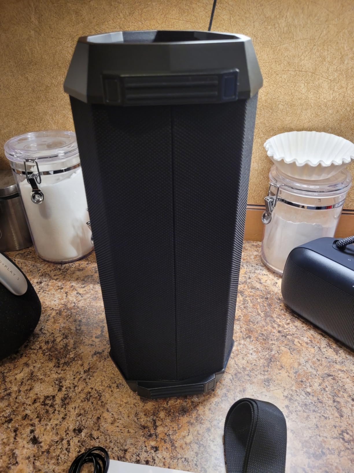 80W Jobsite Bluetooth Speaker, IP66 Waterproof/Dustproof | 25-Hour Playtime, Shockproof & Distraction-Free Design, for Construction, Garage, Workshop, Goat Yoga customer photo 2