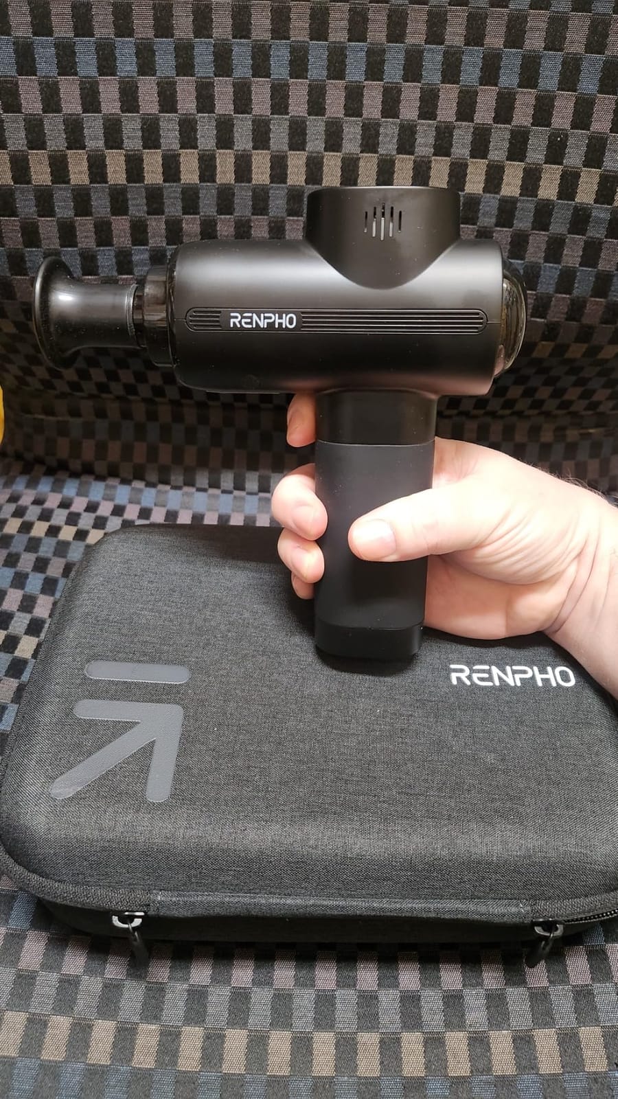 RENPHO Active Thermacool Massage Gun Deep Tissue with Heat & Cold, 5 Speeds | Back Massager for Deep Tissue Muscle Relief, Percussion, Gift For Men, Women & Athletes, FSA Eligible HSA, Carry Case customer photo 1