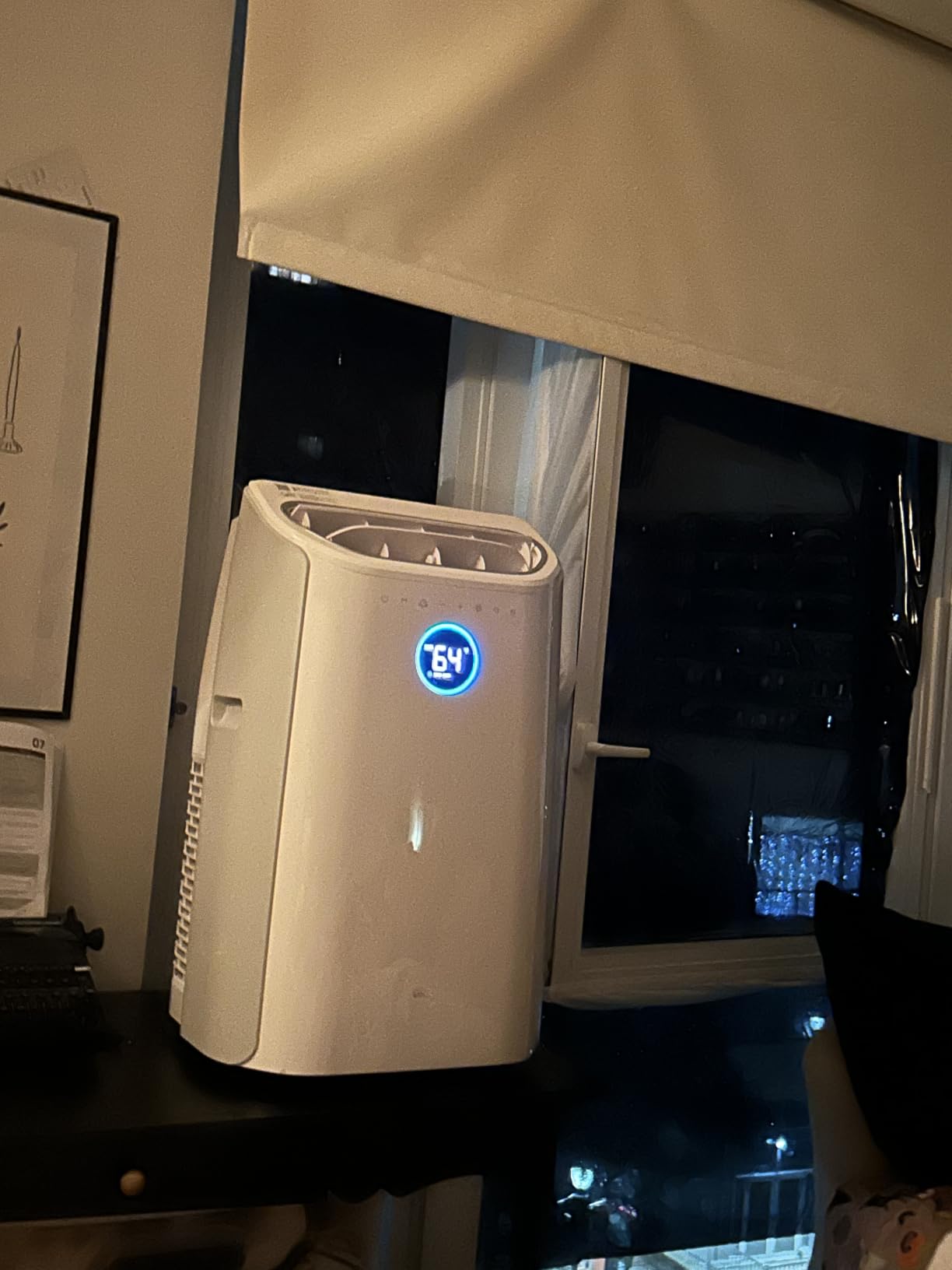 DREO Portable Air Conditioner 515S, 12000 BTU ASHRAE (8000 BTU DOE) Smart AC Unit for Bedroom with Drainage-free Cooling, Fan&Dehumidifier 3 in 1, APP/Voice/Remote, Quiet Standing AC for Room Indoors customer photo 1