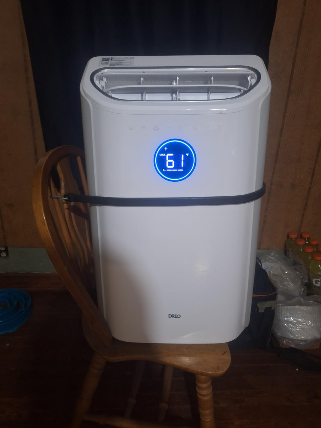 DREO Portable Air Conditioner 515S, 12000 BTU ASHRAE (8000 BTU DOE) Smart AC Unit for Bedroom with Drainage-free Cooling, Fan&Dehumidifier 3 in 1, APP/Voice/Remote, Quiet Standing AC for Room Indoors customer photo 2