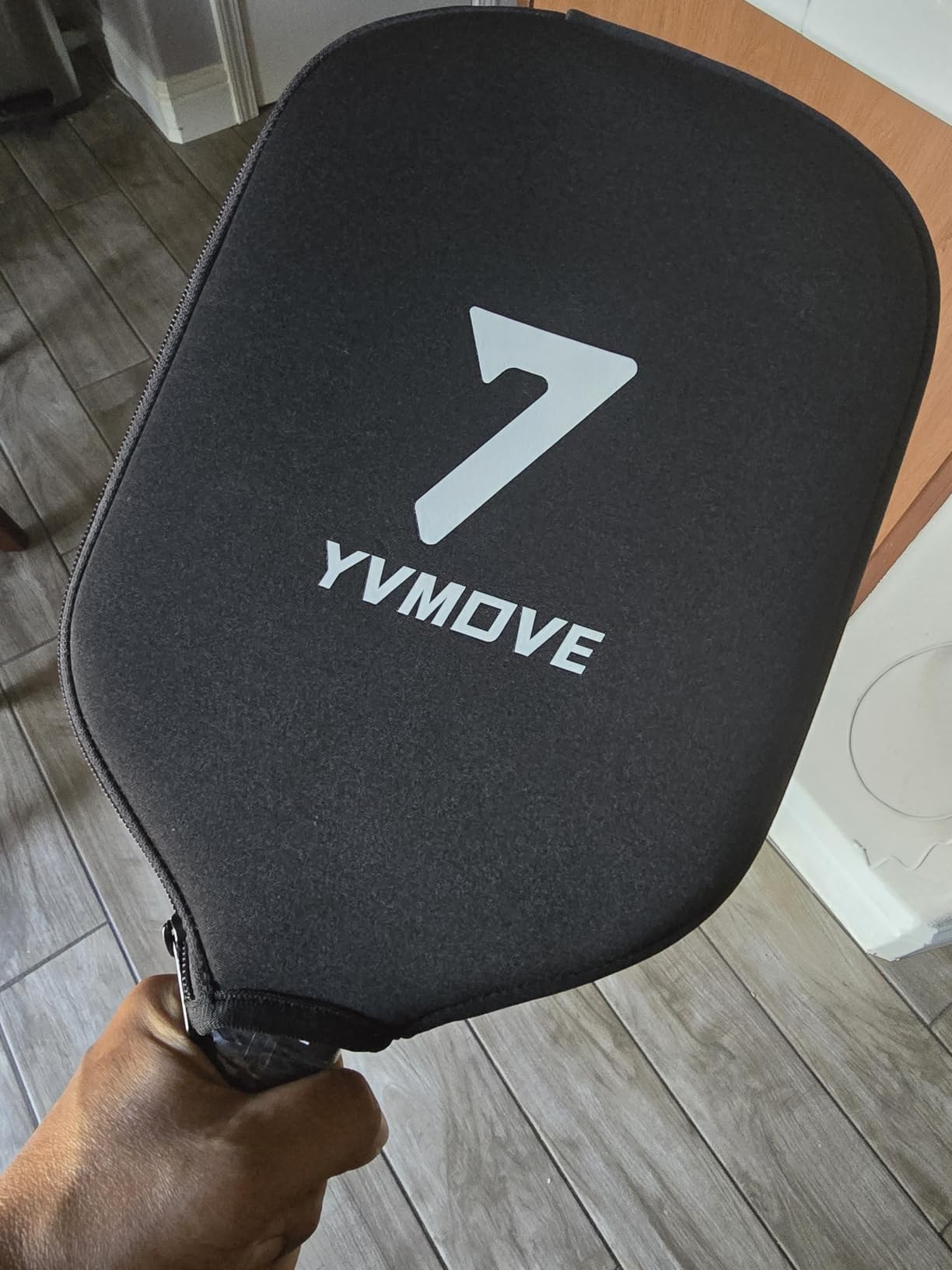 YVmove 16mm 18K T800 Carbon Fiber Pickleball Paddle, USAPA Approved | Raw Carbon Texture for Exceptional Spin, Enhanced Control & Precise Shot Placement with Thermoformed Uni-body Construction customer photo 2