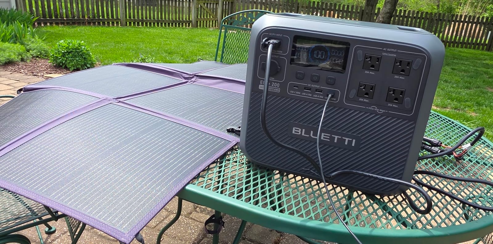 Renogy 200W Portable Solar Panel for Power Stations, 25% High Efficiency | N-Type 200W Solar Blanket, Backpack-Size Foldable Design Use Less Space, USB-A/Type-C Outputs for Camping, RV, SUV And Marine customer photo 1