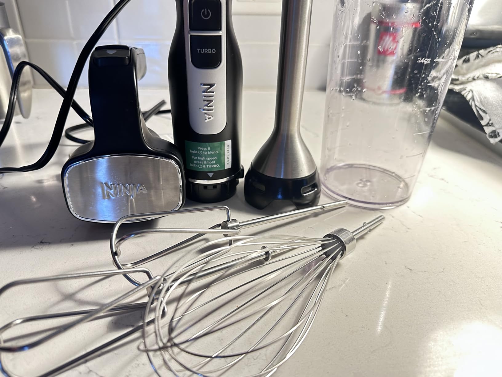 Ninja Immersion Blender & Whisk, 4 Speeds, CI201ND, Deep Navy customer photo 1
