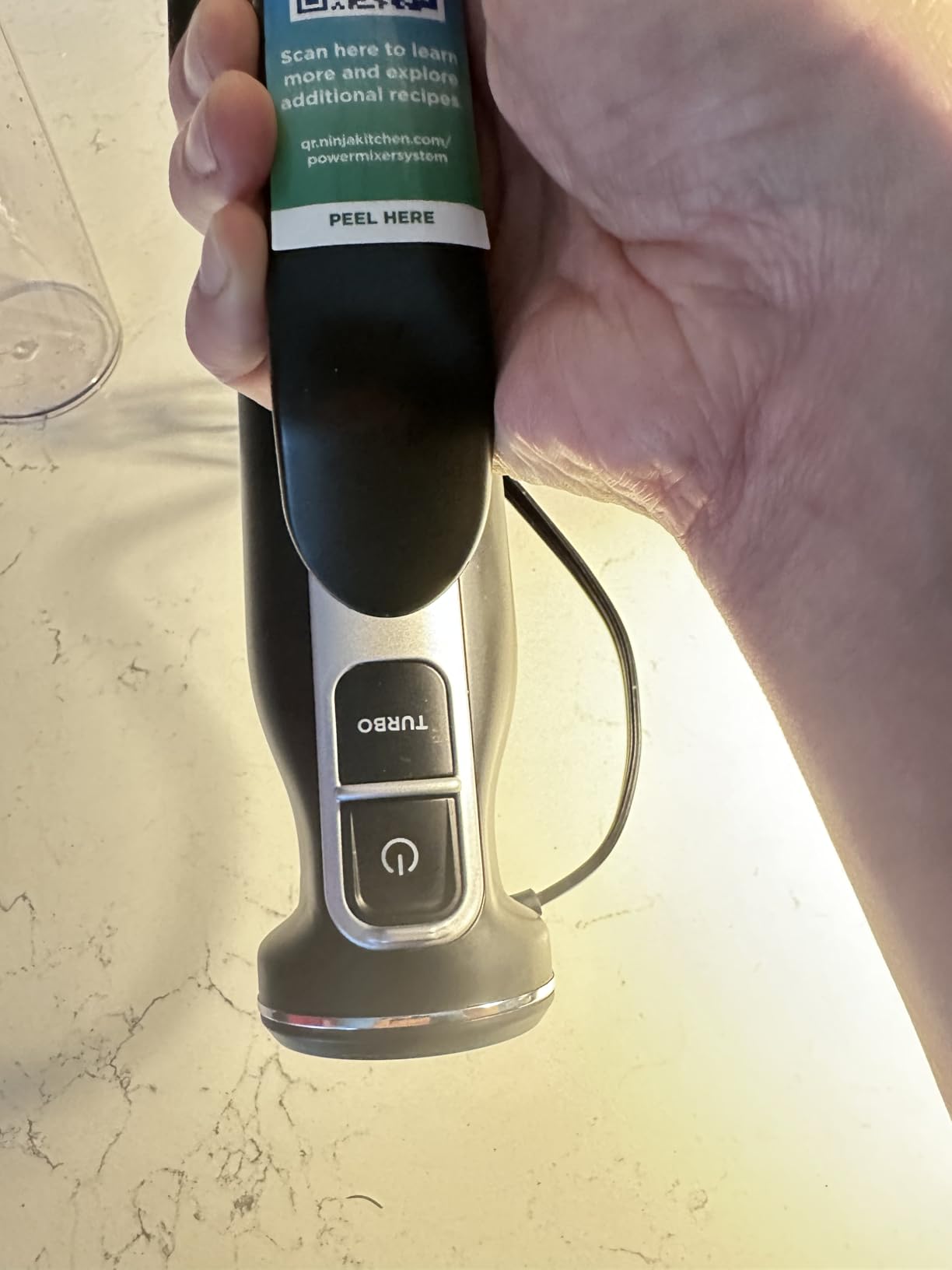 Ninja Immersion Blender & Whisk, 4 Speeds, CI201ND, Deep Navy customer photo 2