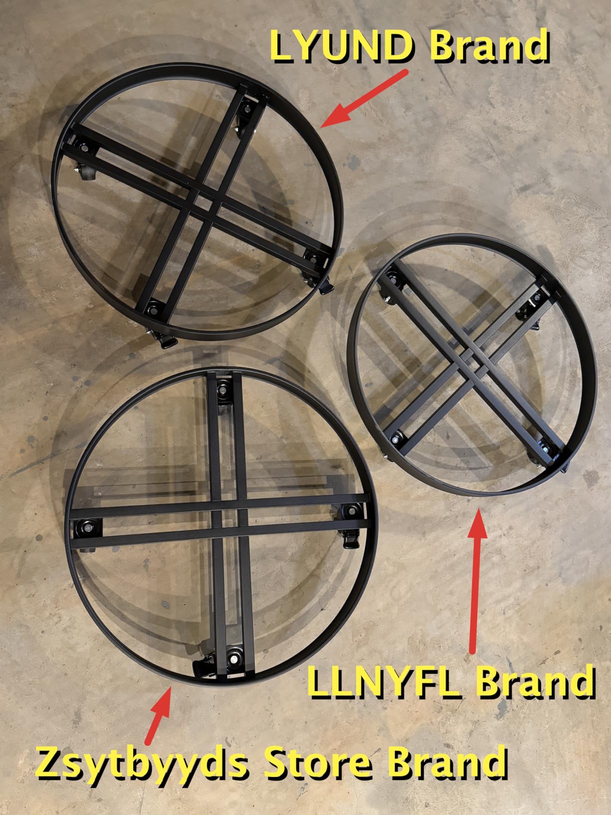 Heavy Duty 55 Gallon Drum Dolly – 2000LB Capacity, Anti Rollover Design with 4 Swivel Casters & 2 Brakes, Double Fork Style for Warehouse/Industrial Use (Black) customer photo 2