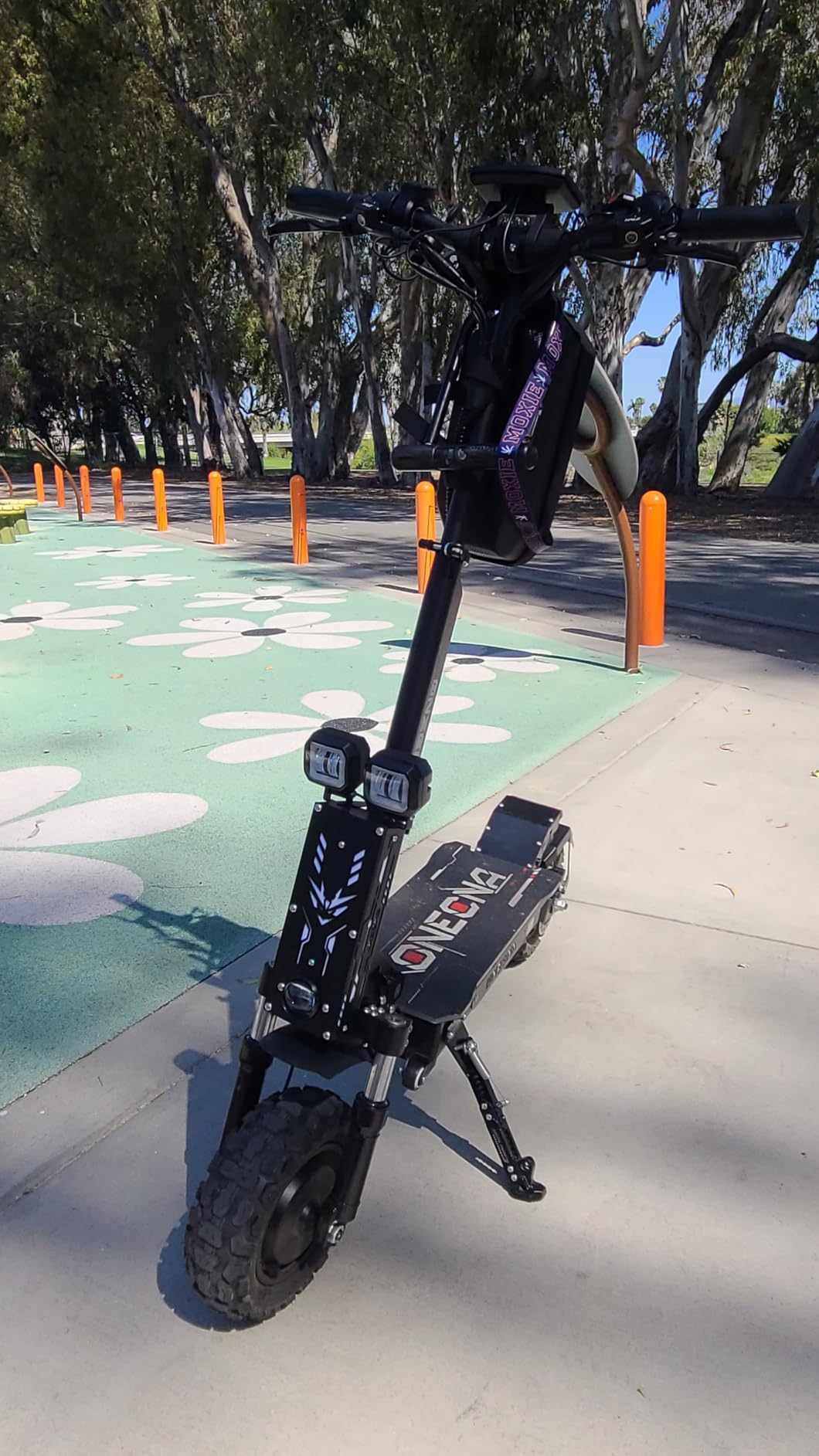 Electric Scooters Adults - 5600W Dual Motor, 45 MPH Fast Escooter 55 Miles Long Range Battery E Scooter for Adult, 11 Inches Off Road Tires Foldable E-Scooters customer photo 2