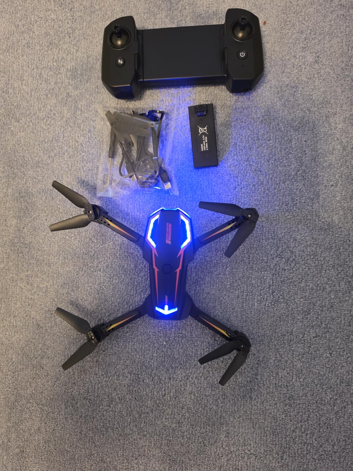 Drone with Camera for Adults, 2K HD FPV Drones with Upgrade Altitude Hold, One-Key Take Off/Landing, Speed Adjustment, Headless Mode, 2 Batteries, Toys Gifts for Teen Boys Girls, Beginner customer photo 2