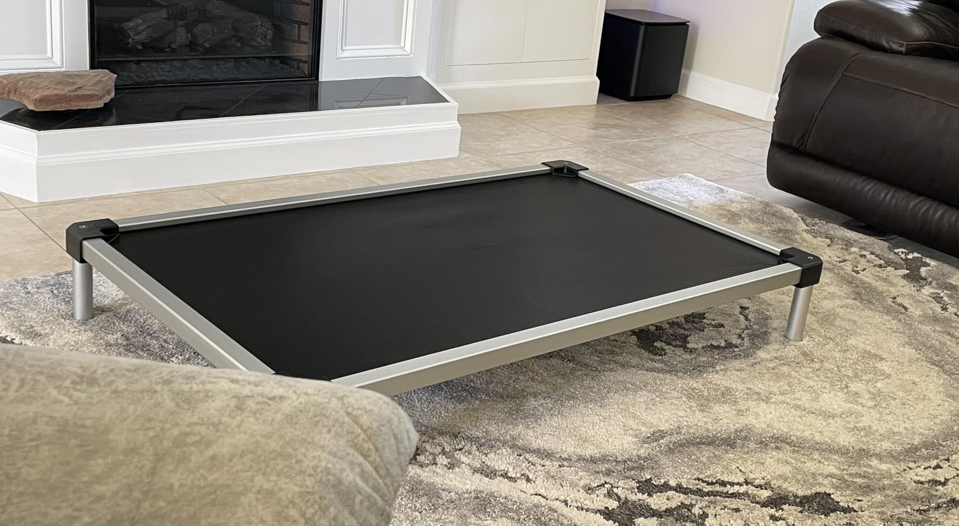 FXW TitanNest Cooling Chew-Proof Elevated Dog Bed for Large Dogs | Easy to Clean, Pre-assembly Raised Cot, Indoor/Outdoor/Camping, 47 x 29 x 7.3in customer photo 2