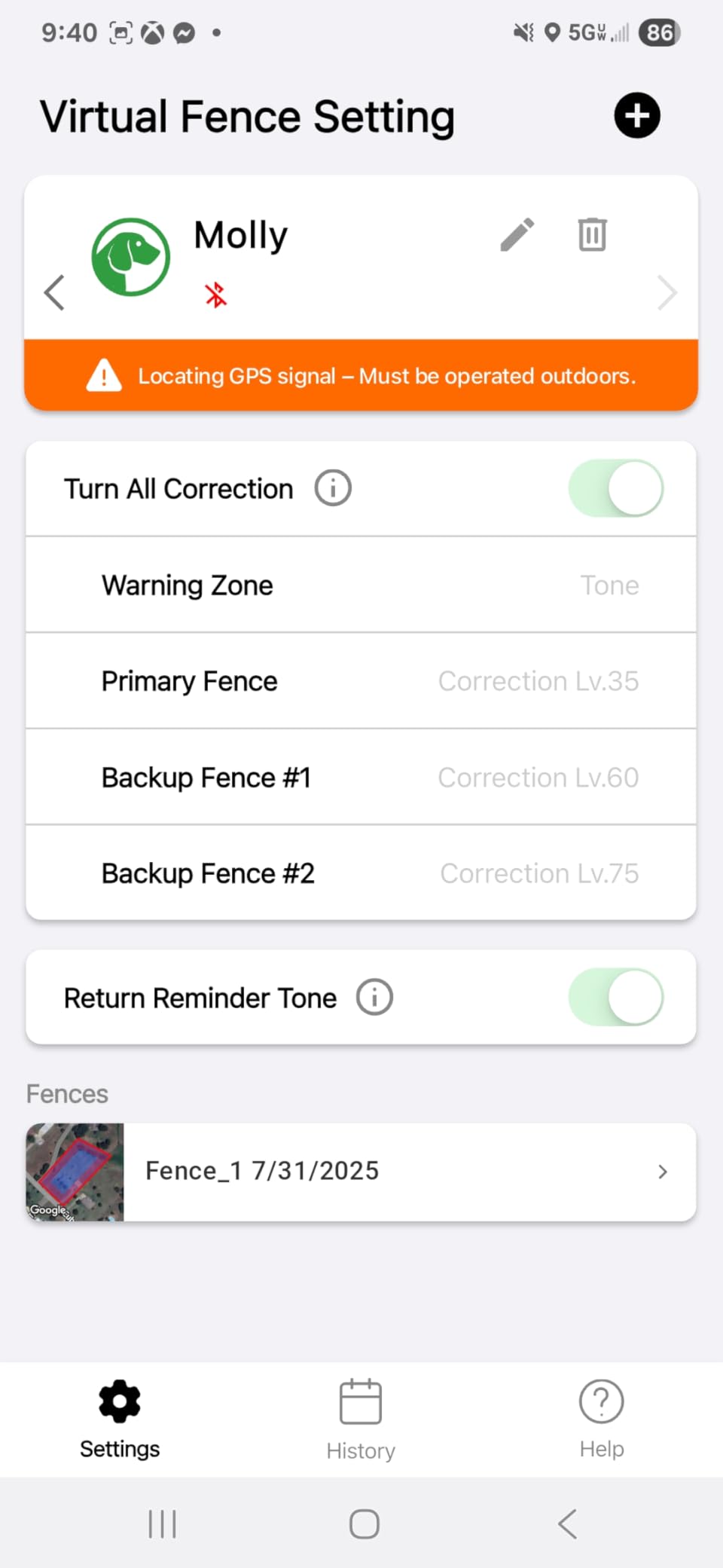 Dogtra GPS Fence - No Subscription, Custom Wireless Dog Fence with App, Smart Guidance & Return Reminder Tone/Vibration/Correction, IPX9K Waterproof Rechargeable Collar, Safe Freedom for Dogs 15 Lbs+ customer photo 2