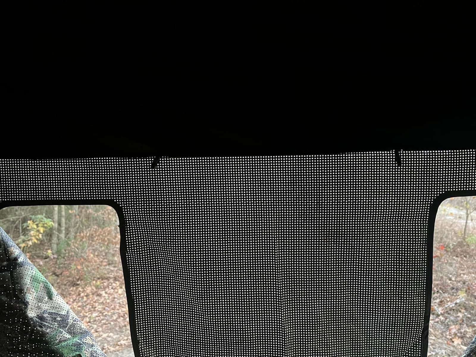 5/6FT Hunting Stand with Blind, 1-2 Man 4' x 4' Platform Deer Stand Tripod | Hunting Tower with 360 Degree See Through Blind, Elevated Ground Platform, Camouflage, Heavy Duty Stand for Deer Hunting customer photo 1