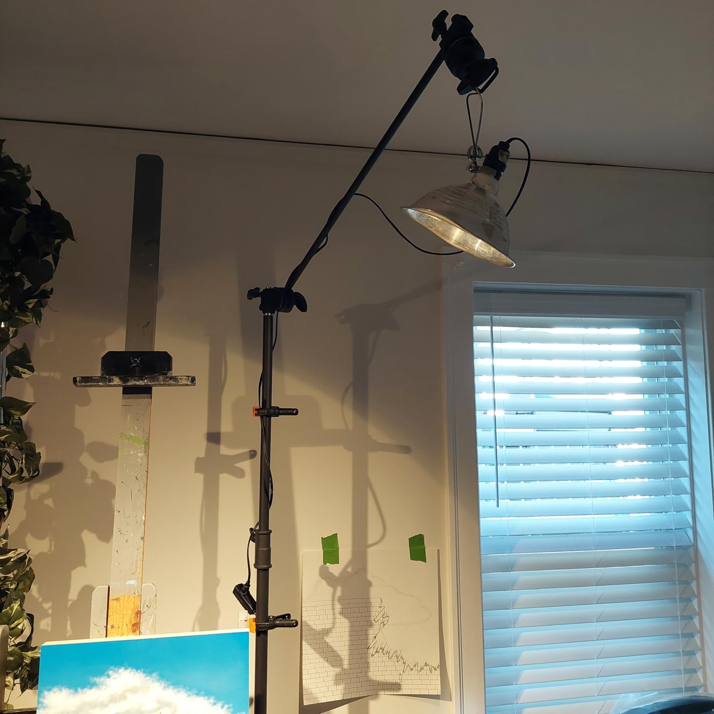 C Stand with Boom Arm, 6.8ft/210cm Heavy Duty Photography Light Stand Kit | Stainless Steel C-Stand with 2.8ft/87cm Boom Arm, Sandbag, Adjustable Base for Studio Softbox Monolight Reflector, Black customer photo 1