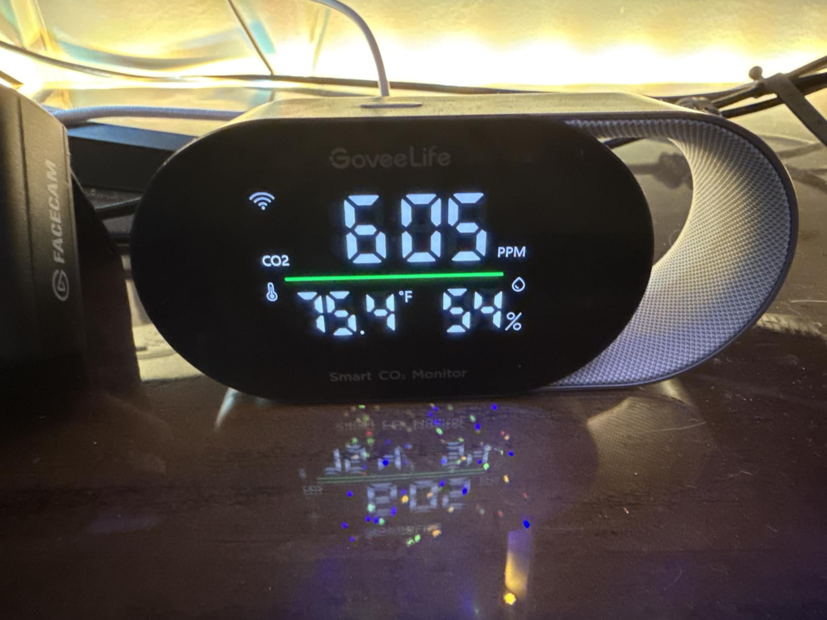 GoveeLife Smart Air Quality Monitor for Home, CO2 Detector for Health, Sleep Quality & Energy Efficiency, Thermometer Hygrometer with Real-Time Display & Alarm, for Office, Bedroom, Kitchen customer photo 2