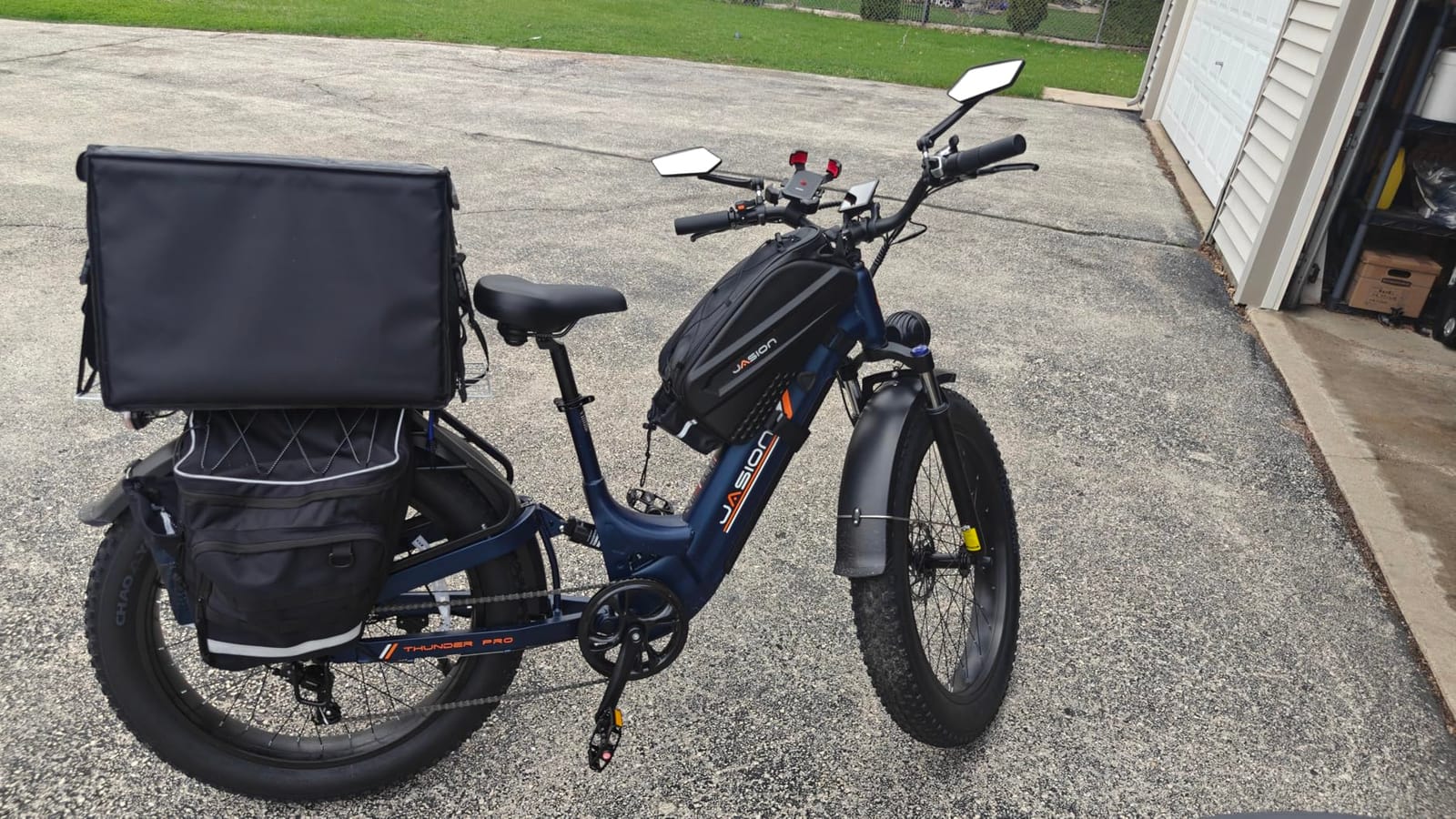 Jasion Thunder Electric Bike, 1800W Peak Ebikes for Adults, 26'' Fat Tire Best Ebike for Men, 80 Miles with 864Wh Battery, 30+MPH Max Speed Bicycles, 400LB Capacity, Certified by UL2849 customer photo 1