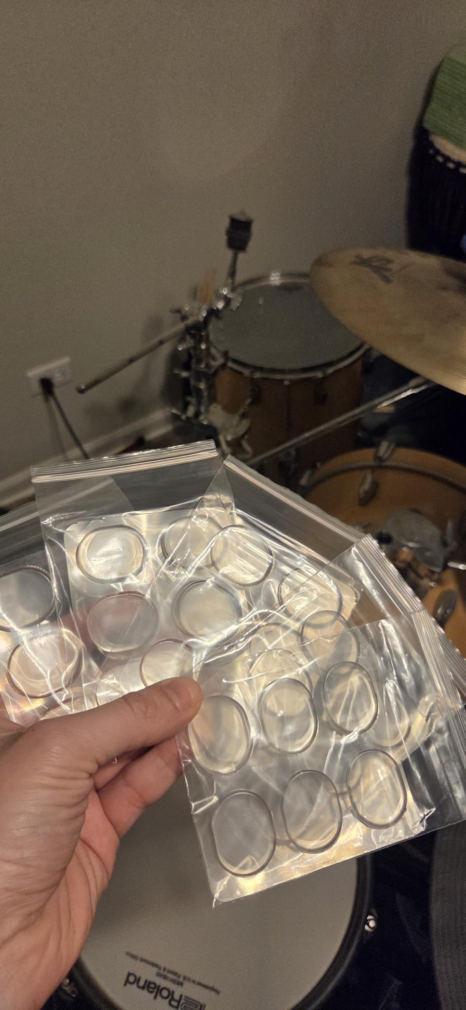 Drum Mute Pads Set 12 Pcs, Foam Silencer Pads for 10 12 14 16