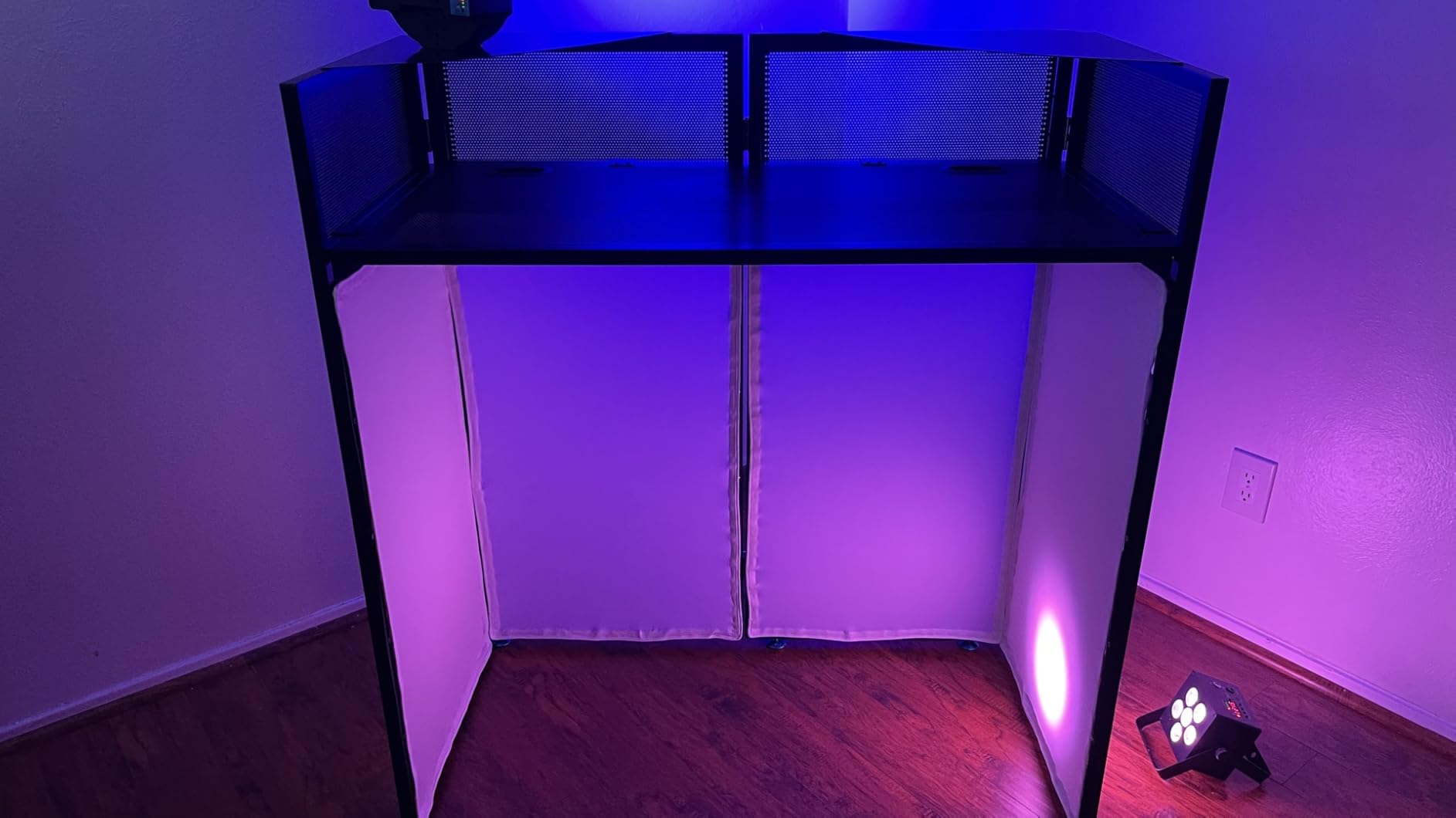 CAHAYA DJ Booth Stand Portable DJ Table Facade Foldable Storage Bag 40